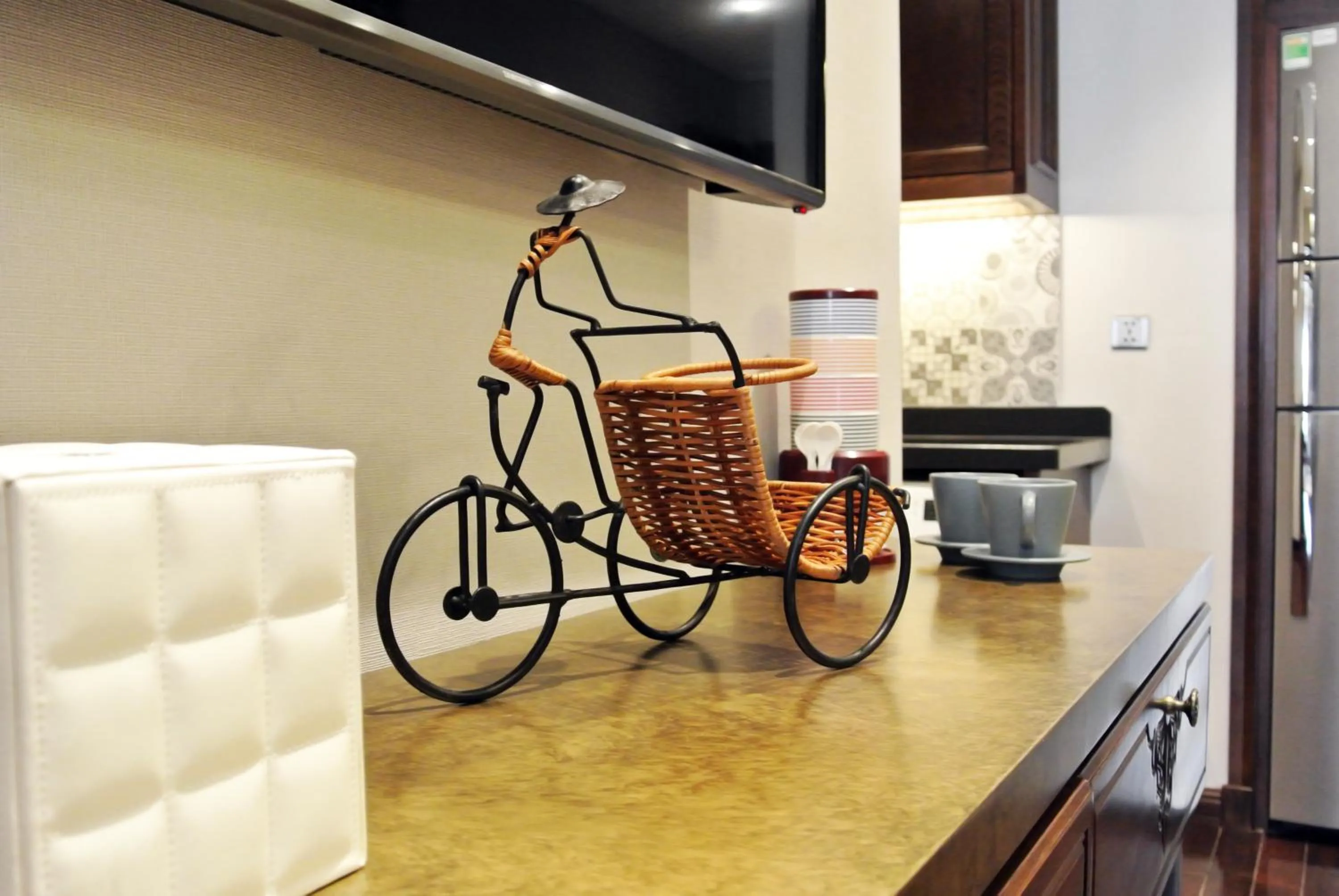 Decorative detail in JB Serviced Apartment