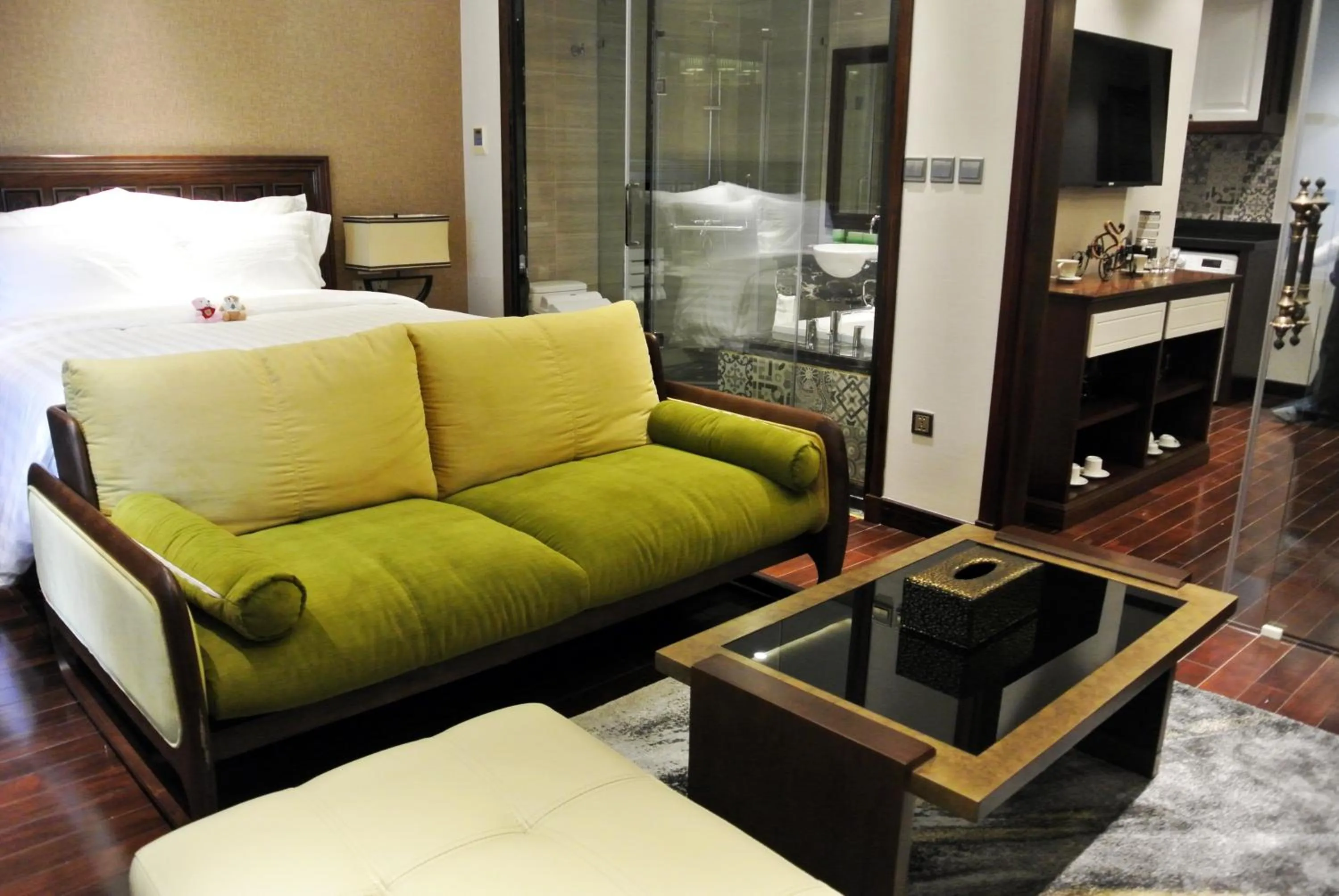 Living room in JB Serviced Apartment