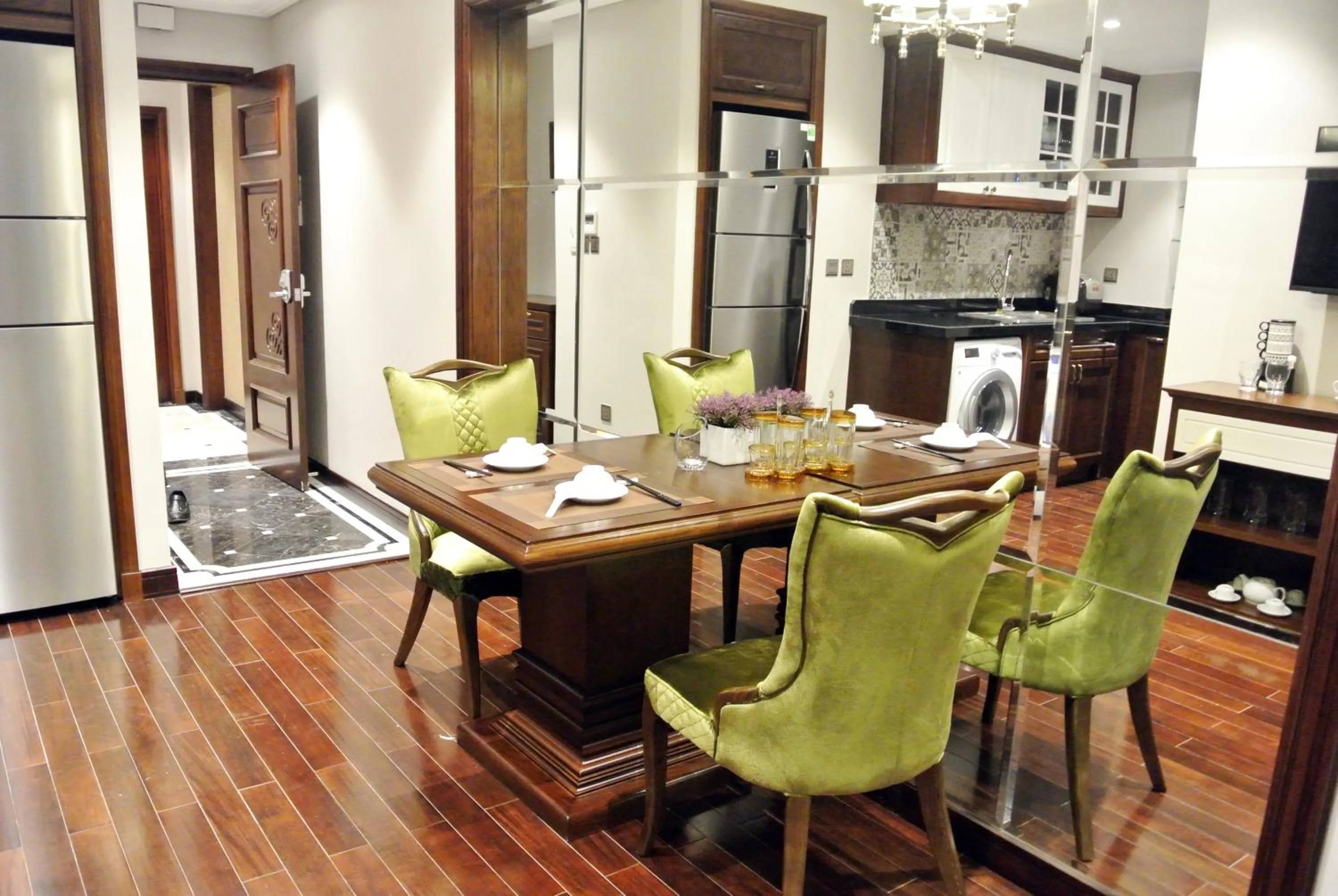 Kitchen or kitchenette in JB Serviced Apartment