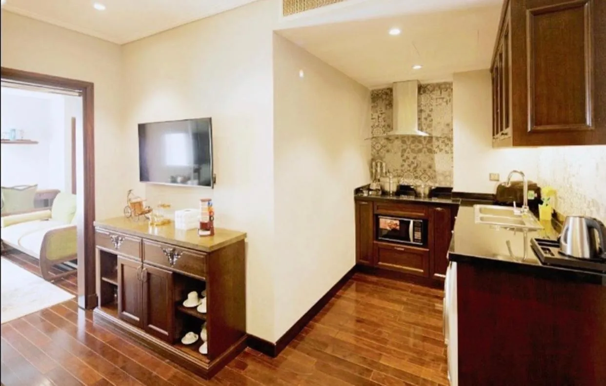 kitchen in JB Serviced Apartment