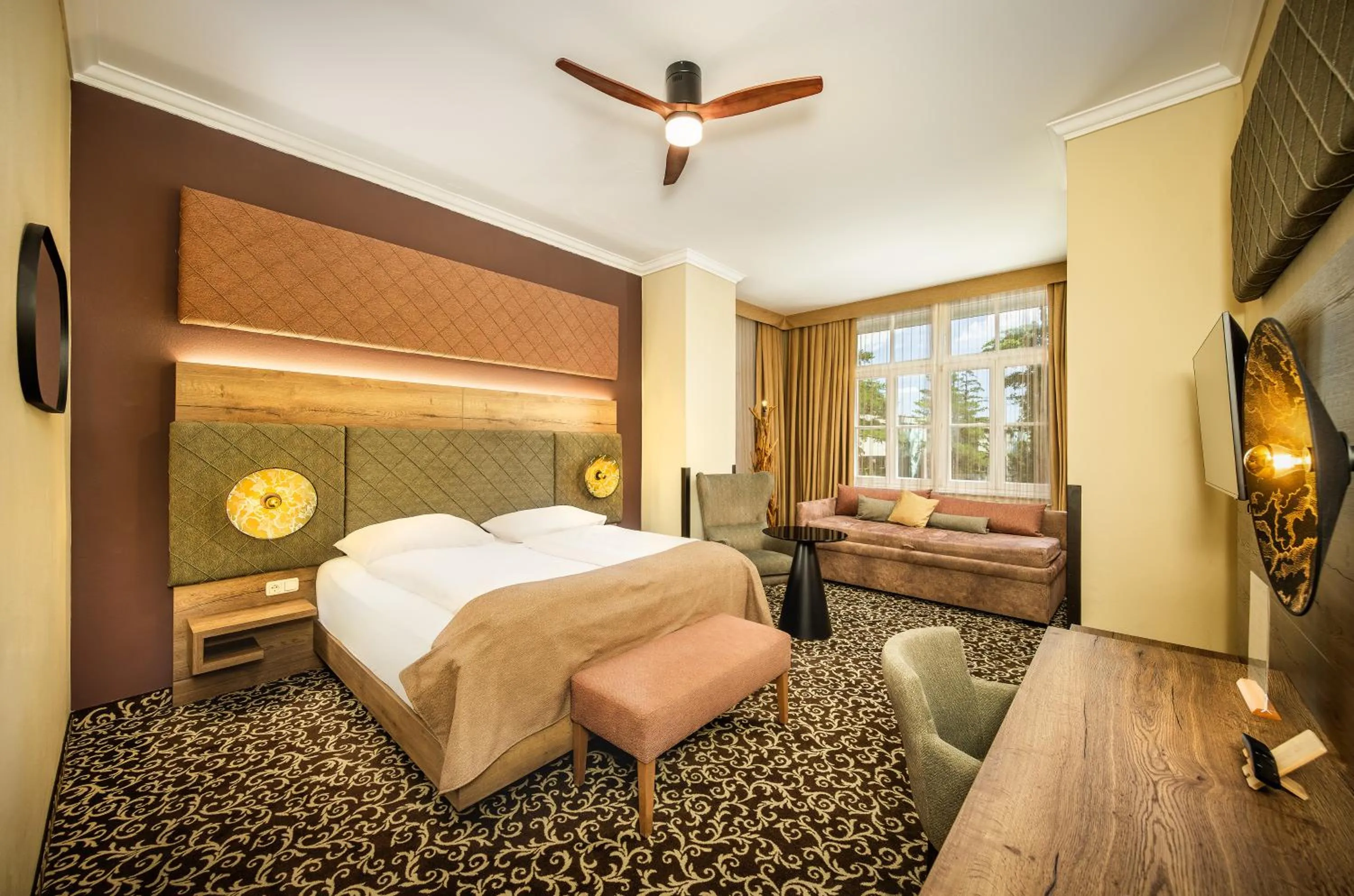 Bed in Das Gutenbrunn Thermen & Sporthotel