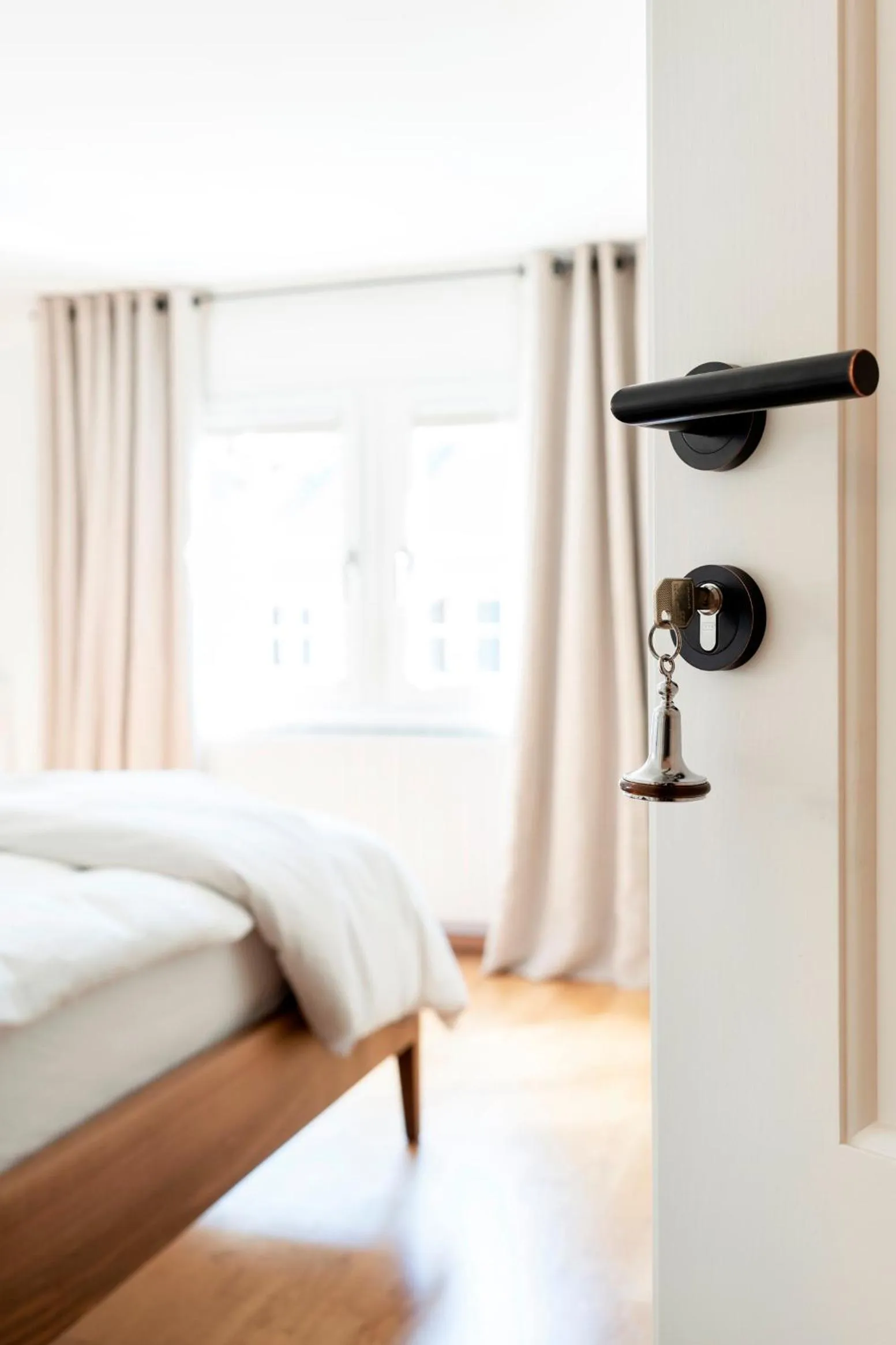 Decorative detail, Bed in Hotel Zum Verwalter Dornbirn