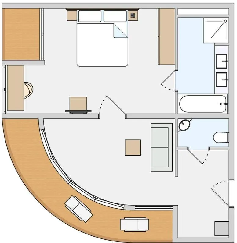 Photo of the whole room in TUI BLUE Fieberbrunn