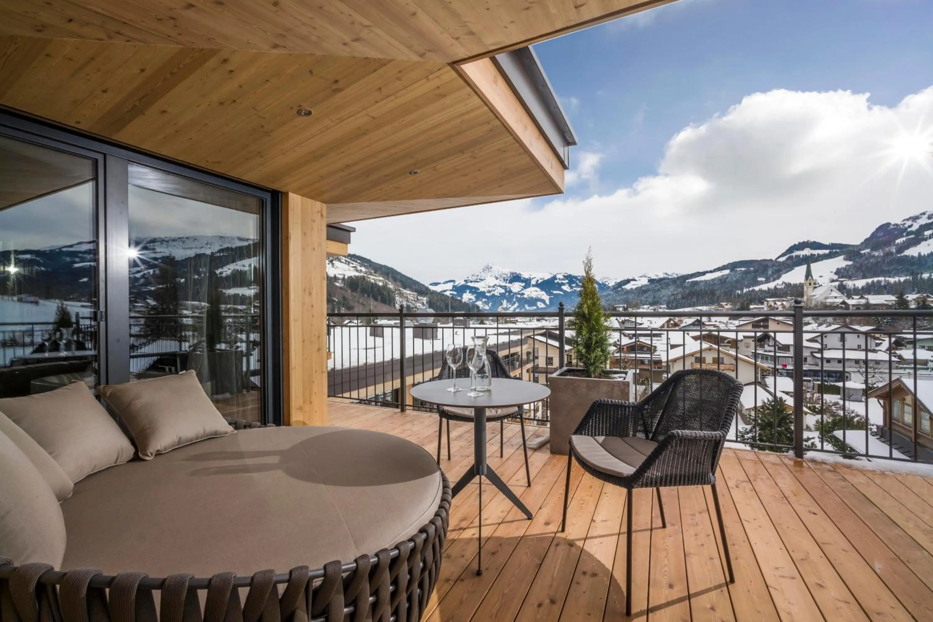 Balcony/Terrace in Hotel Zentral ****superior