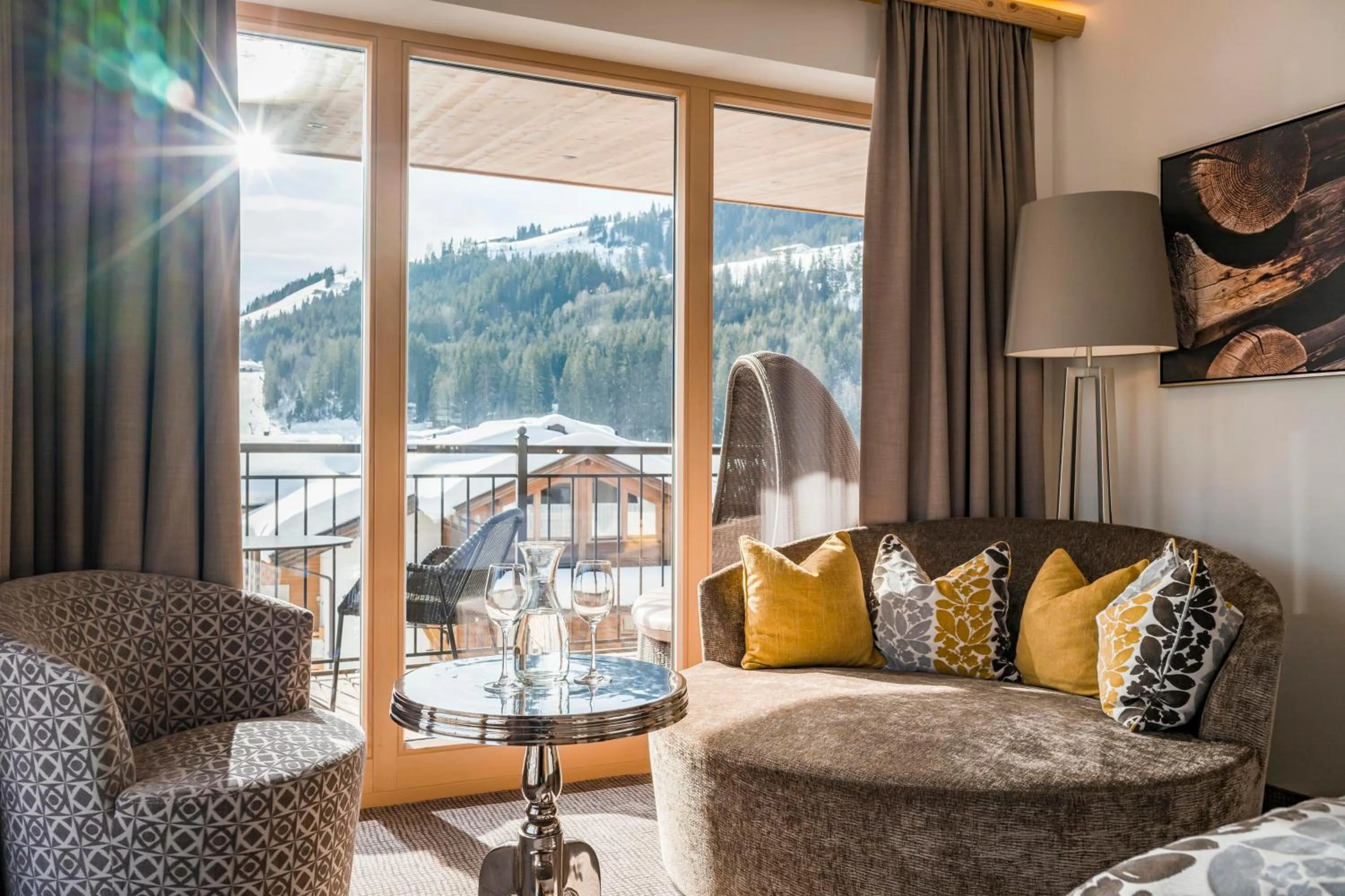 Seating area in Hotel Zentral ****superior