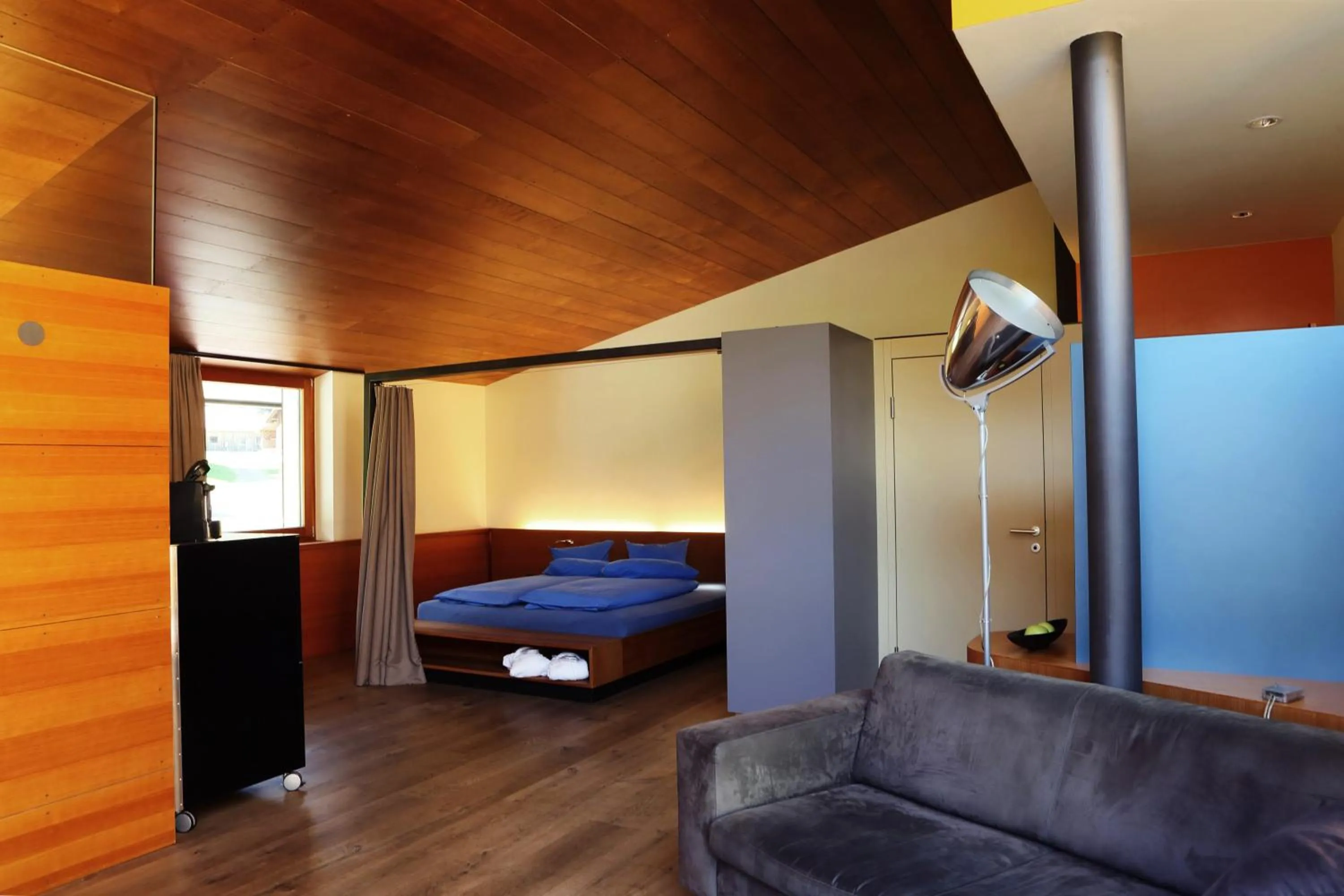 Photo of the whole room, Bed in Walliserhof