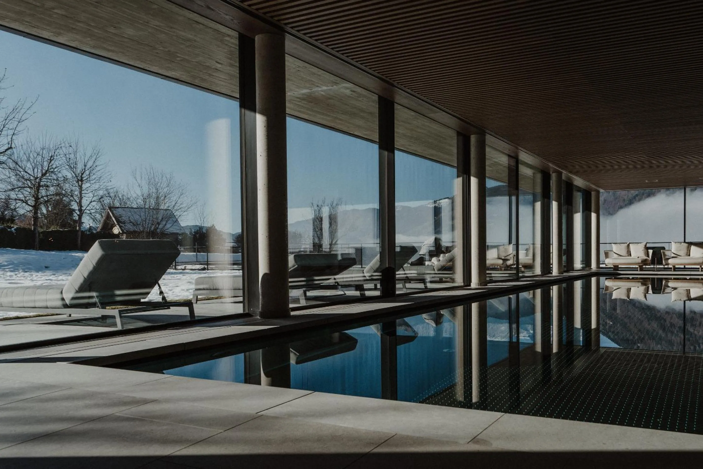 Swimming pool in Hotel Oberforsthof