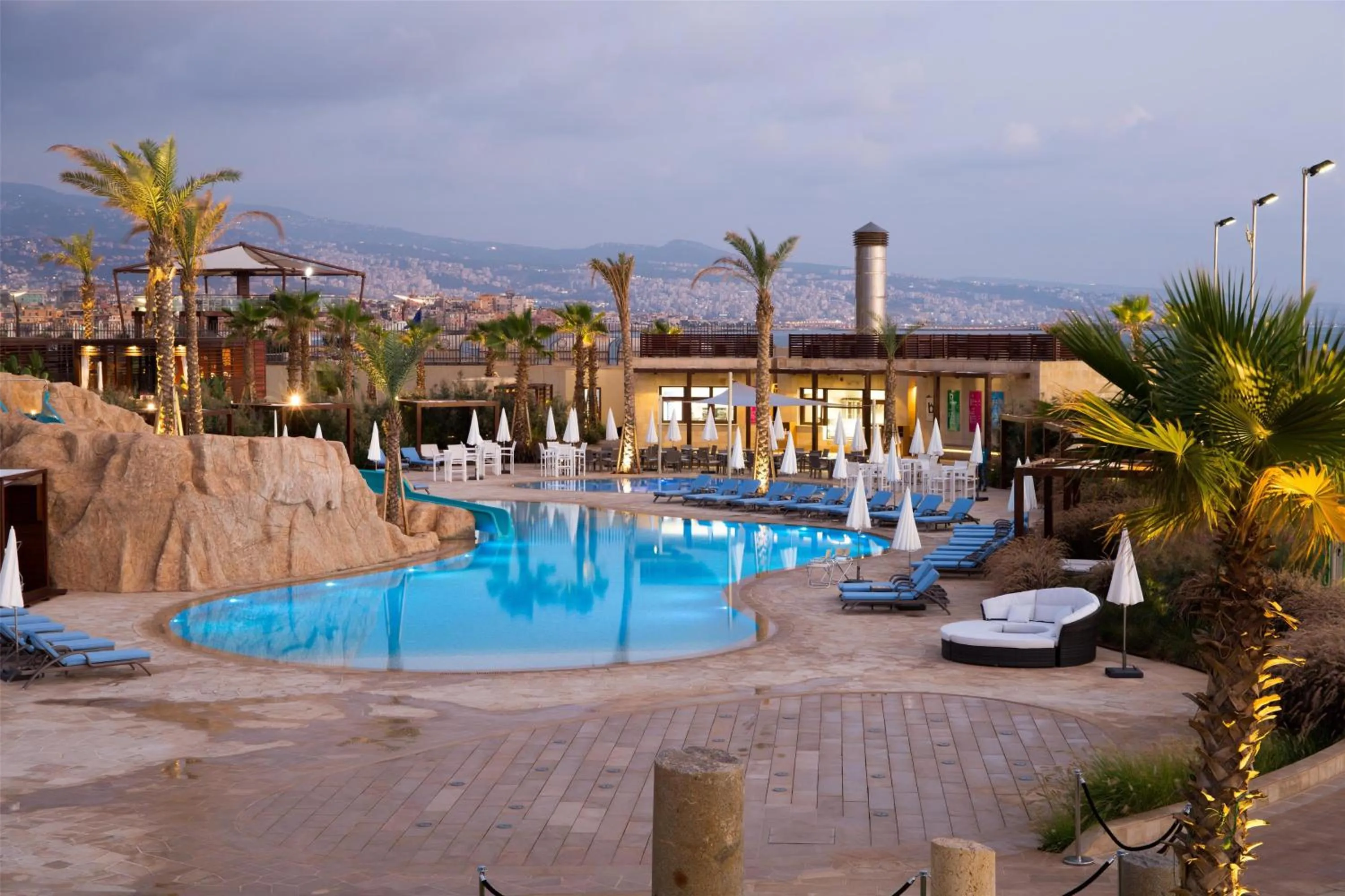 Pool view in Kempinski Summerland Hotel & Resort Beirut