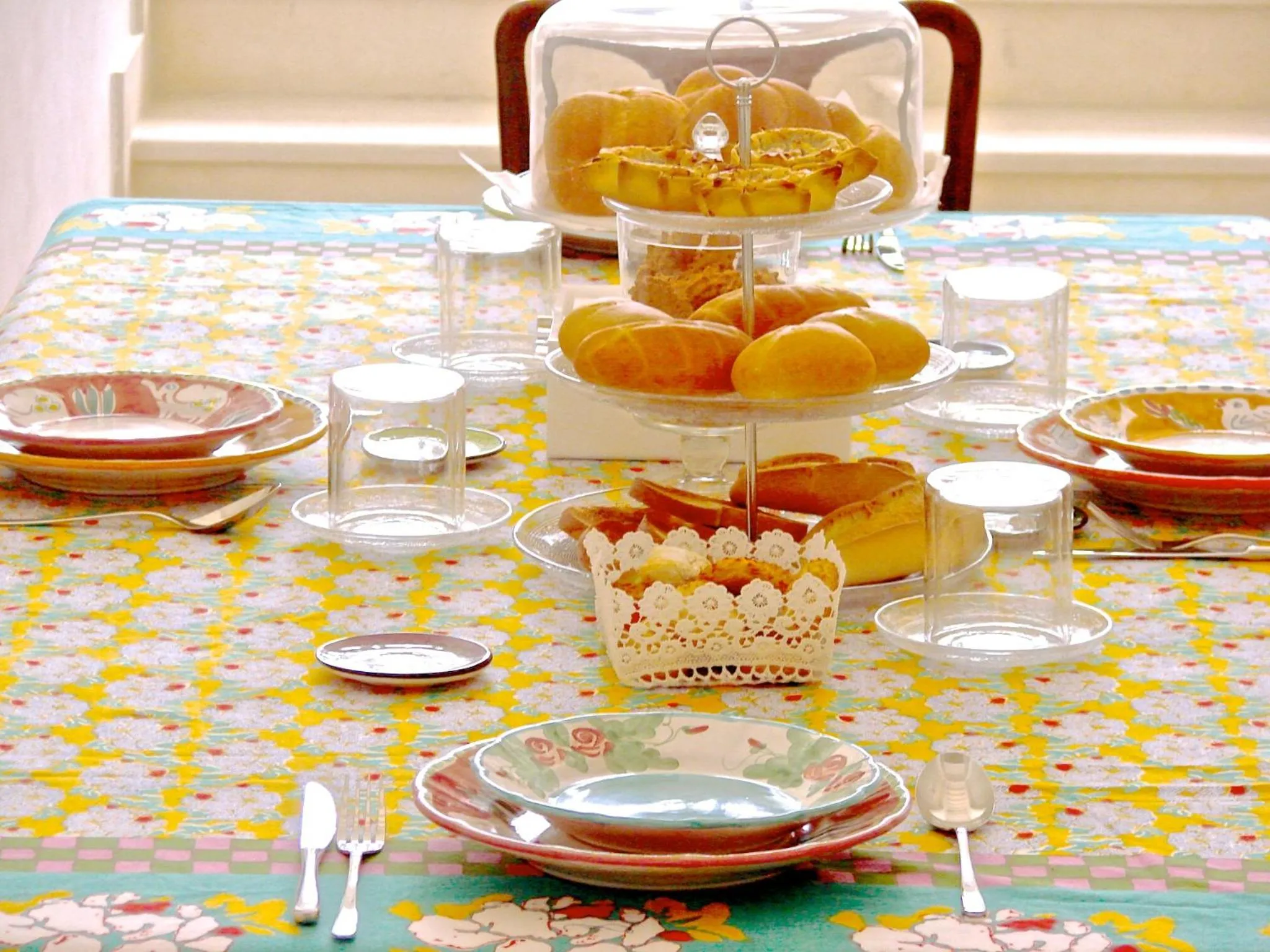 Italian breakfast in Kinanto Bioresort