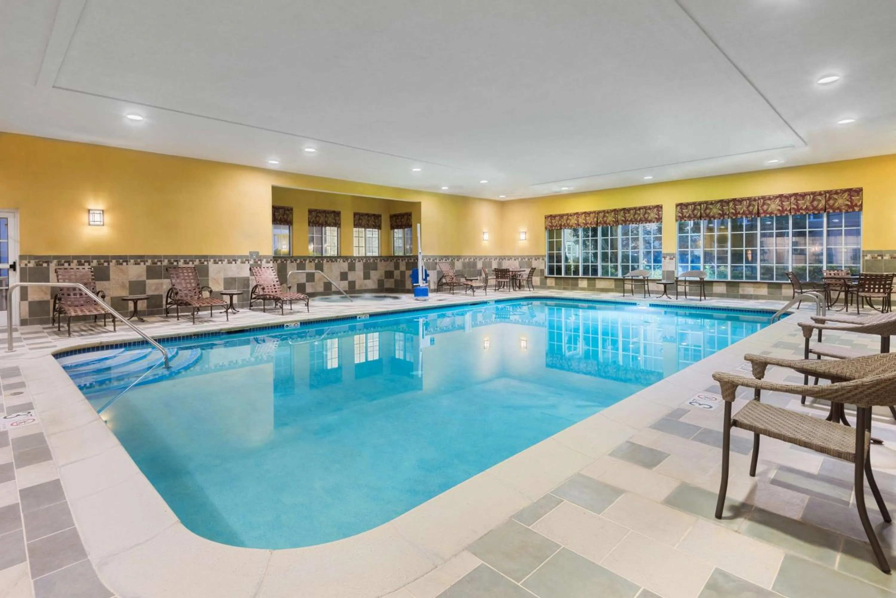 Pool view in Homewood Suites by Hilton Holyoke-Springfield/North