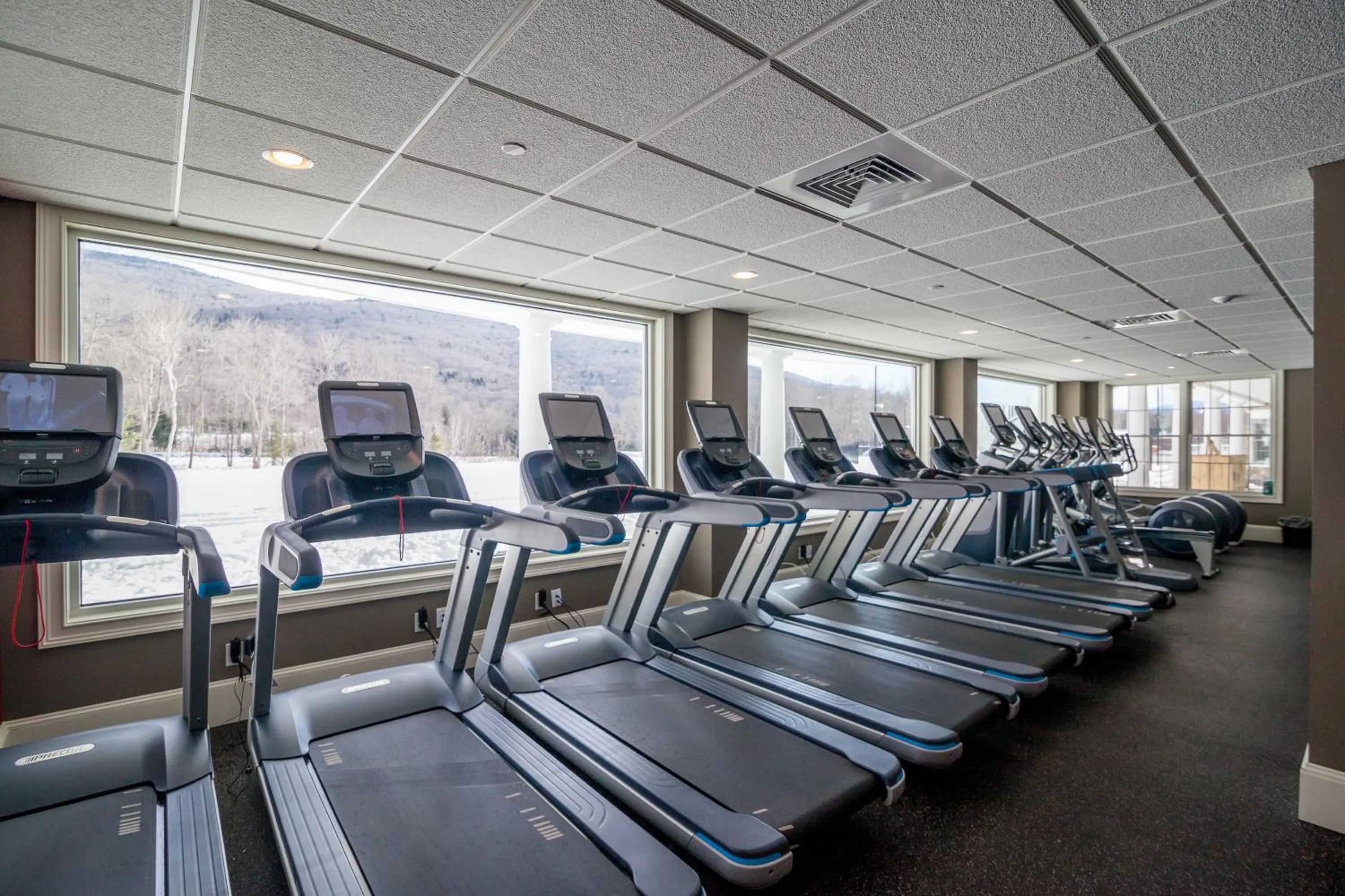 Fitness centre/facilities in RiverWalk Resort at Loon Mountain