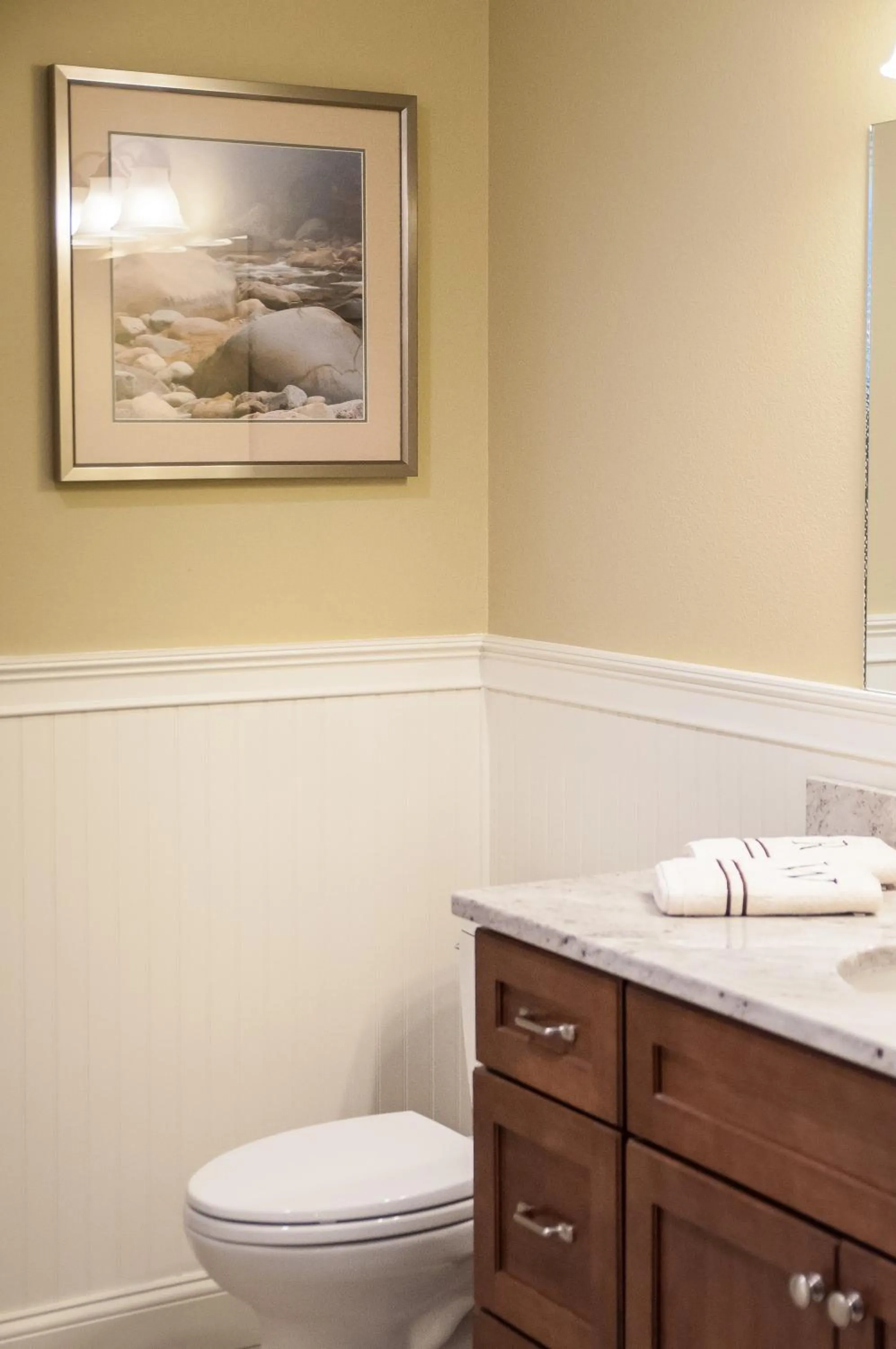 Toilet in RiverWalk Resort at Loon Mountain