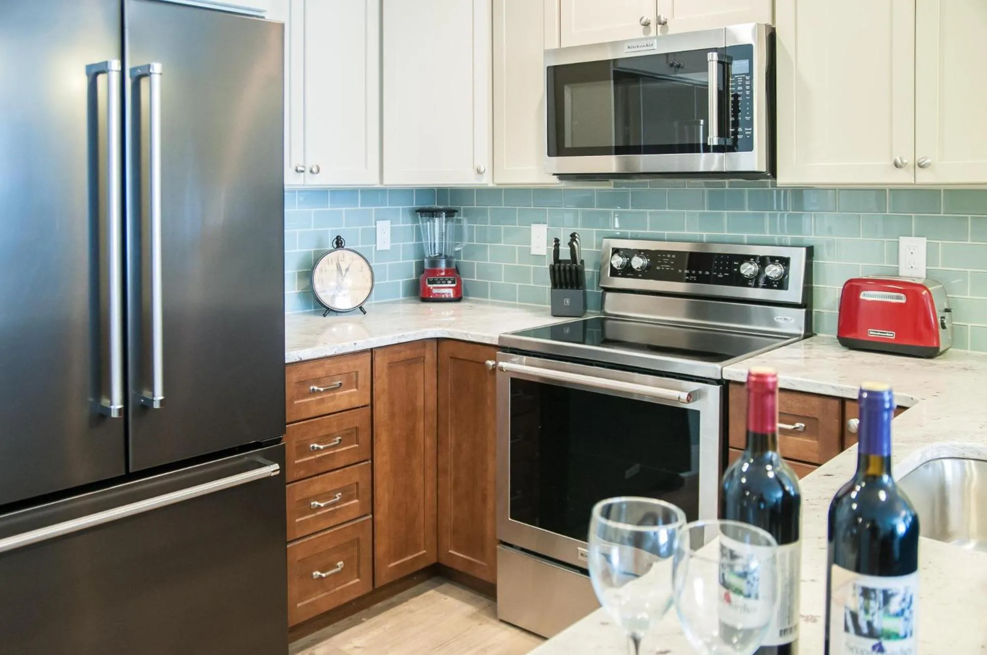 Kitchen or kitchenette in RiverWalk Resort at Loon Mountain