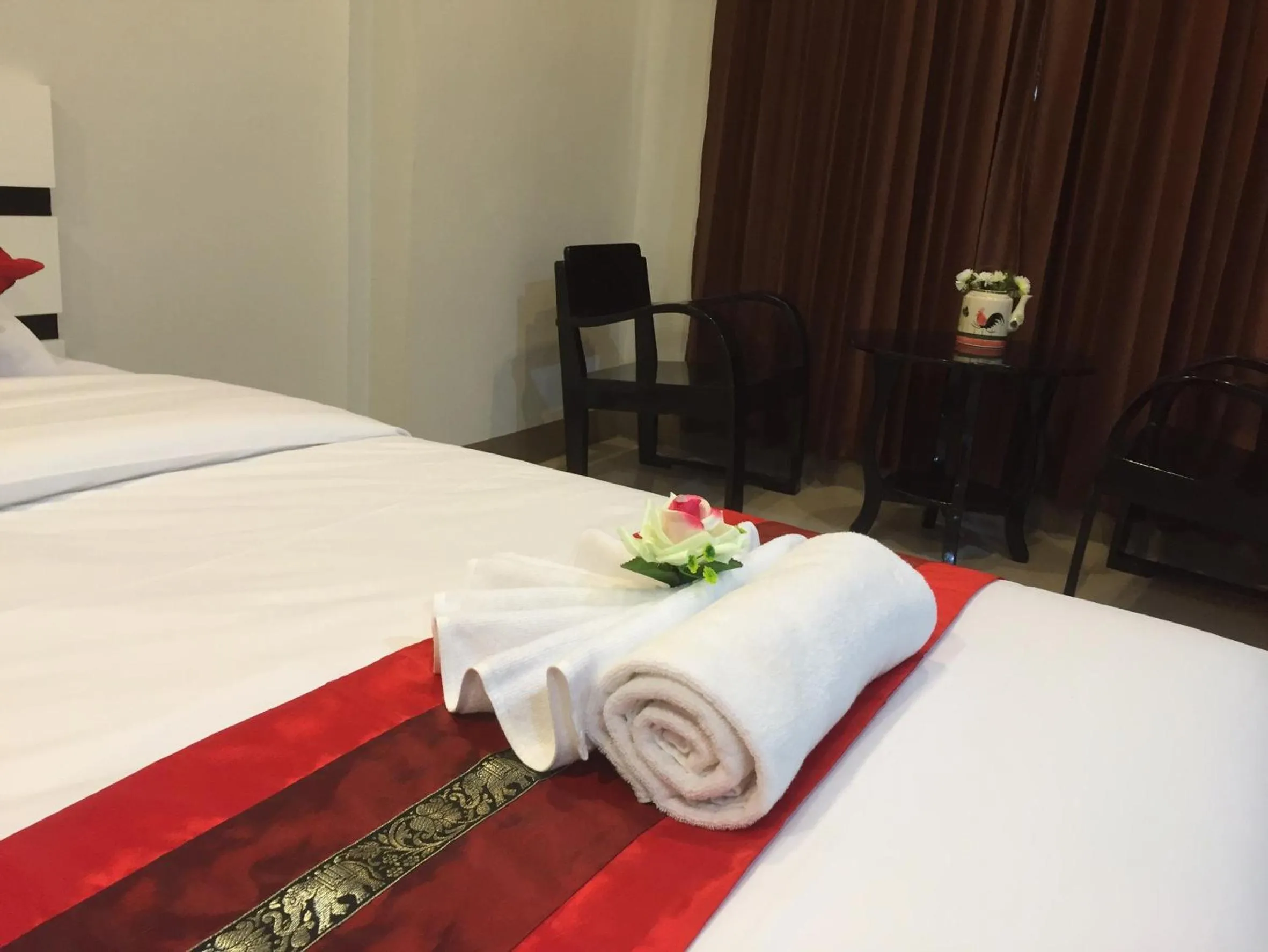 Bed in Retro Twin Home @Maesot