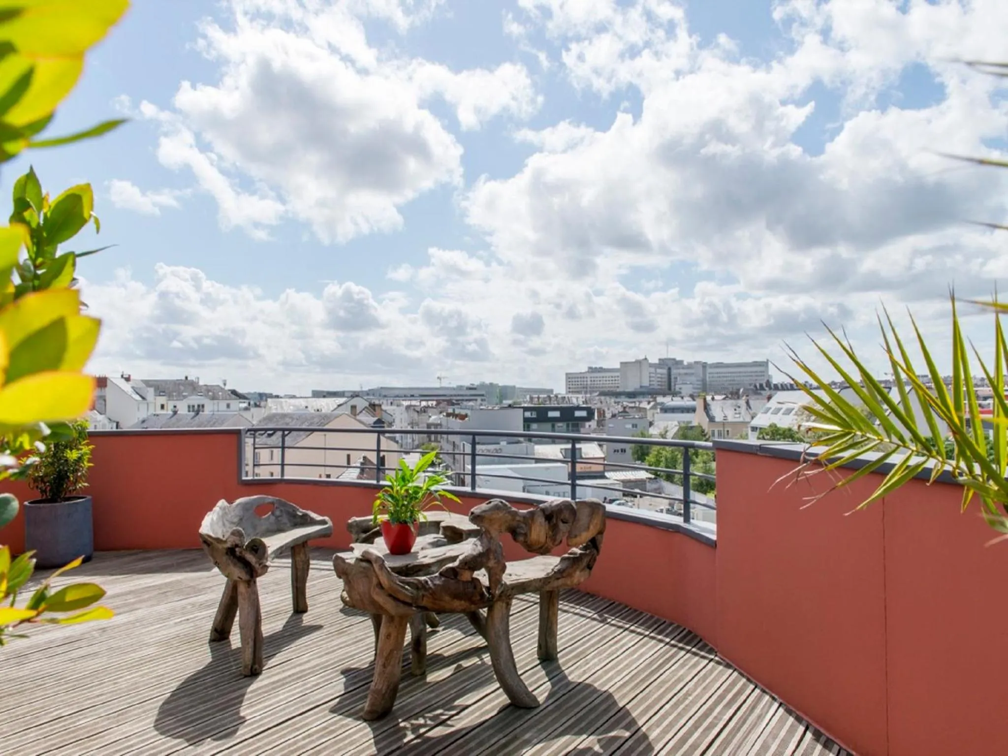 Patio in Hotel Belfort