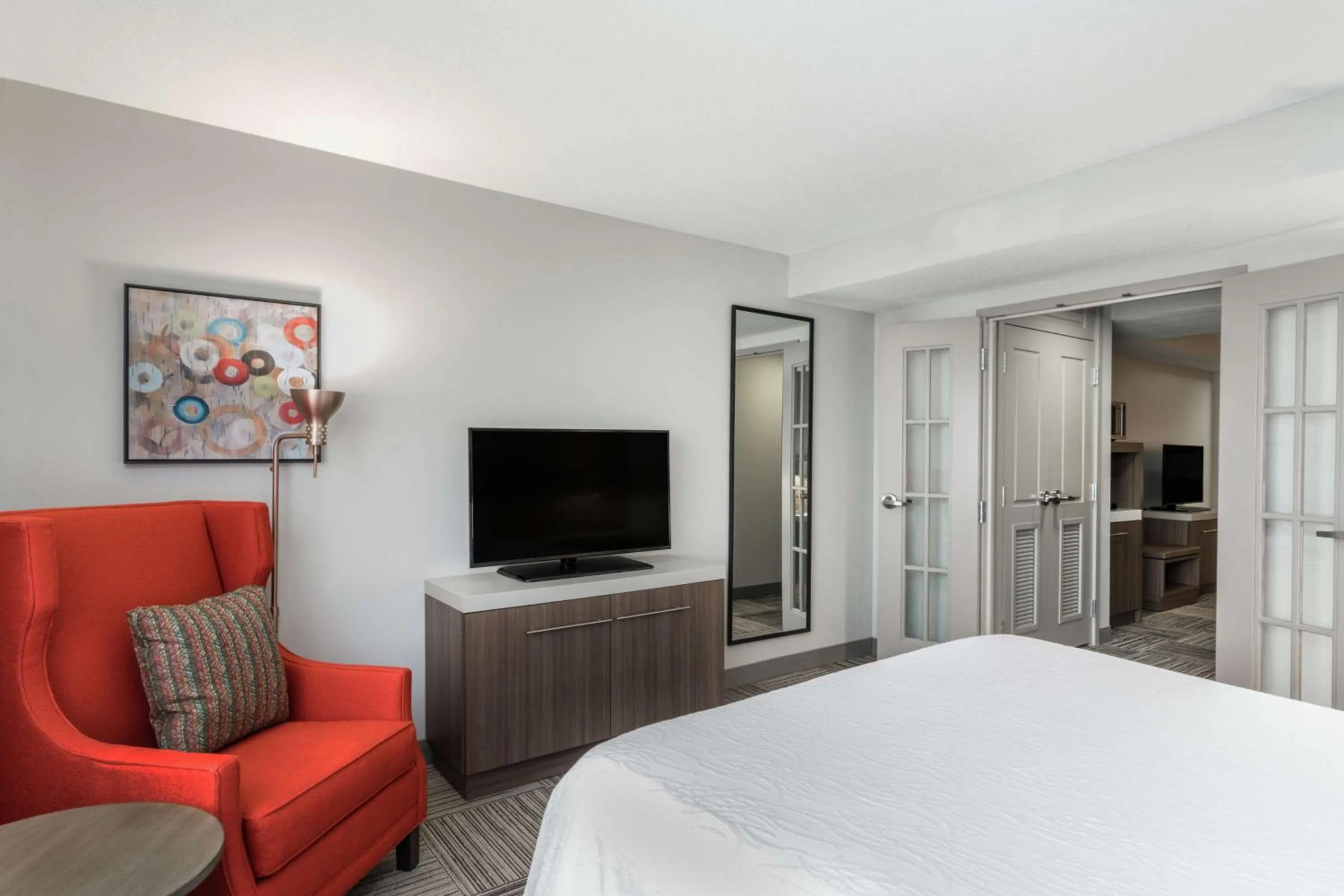 Bed in Hilton Garden Inn Syracuse