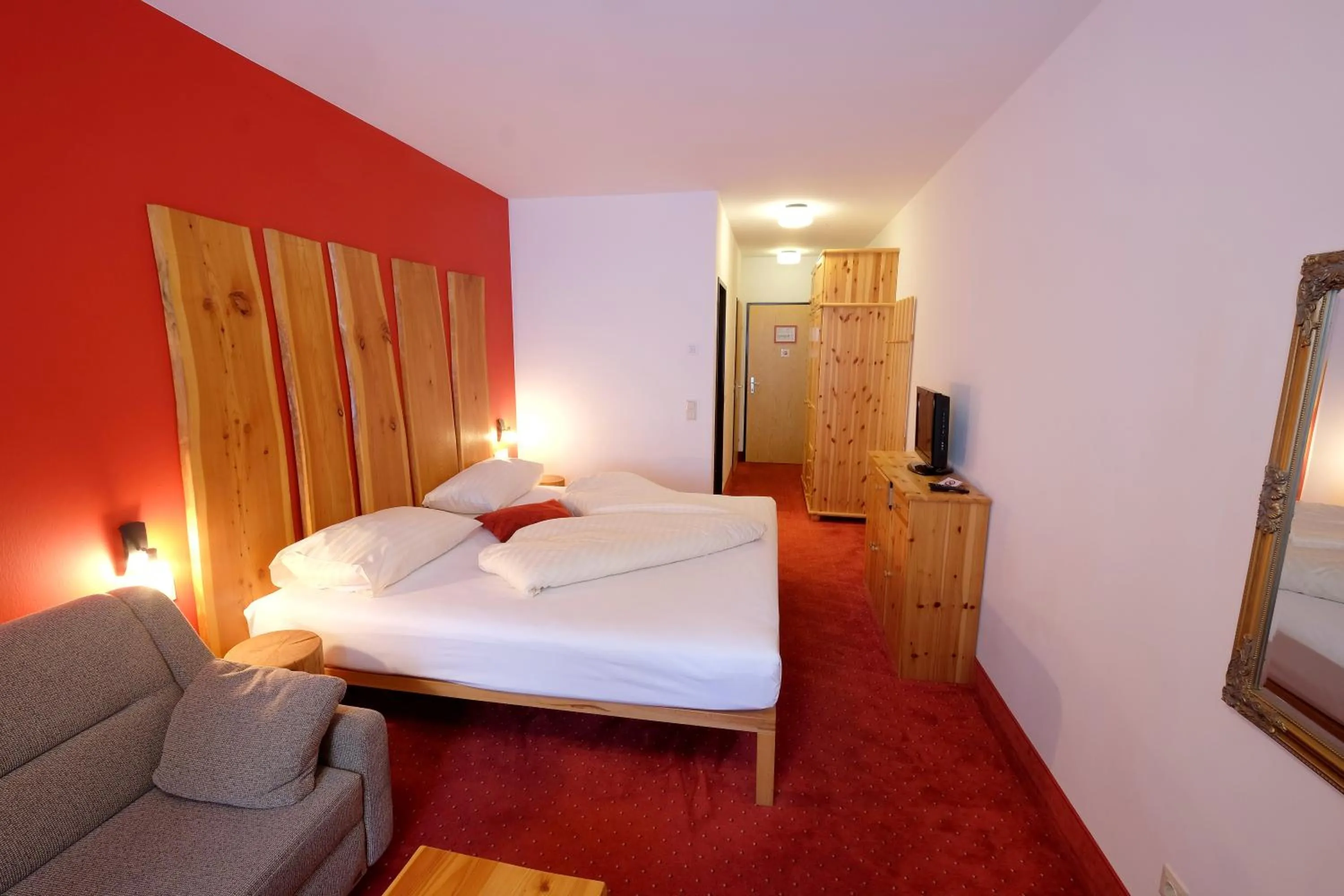 Bed in Alpenhotel Marcius