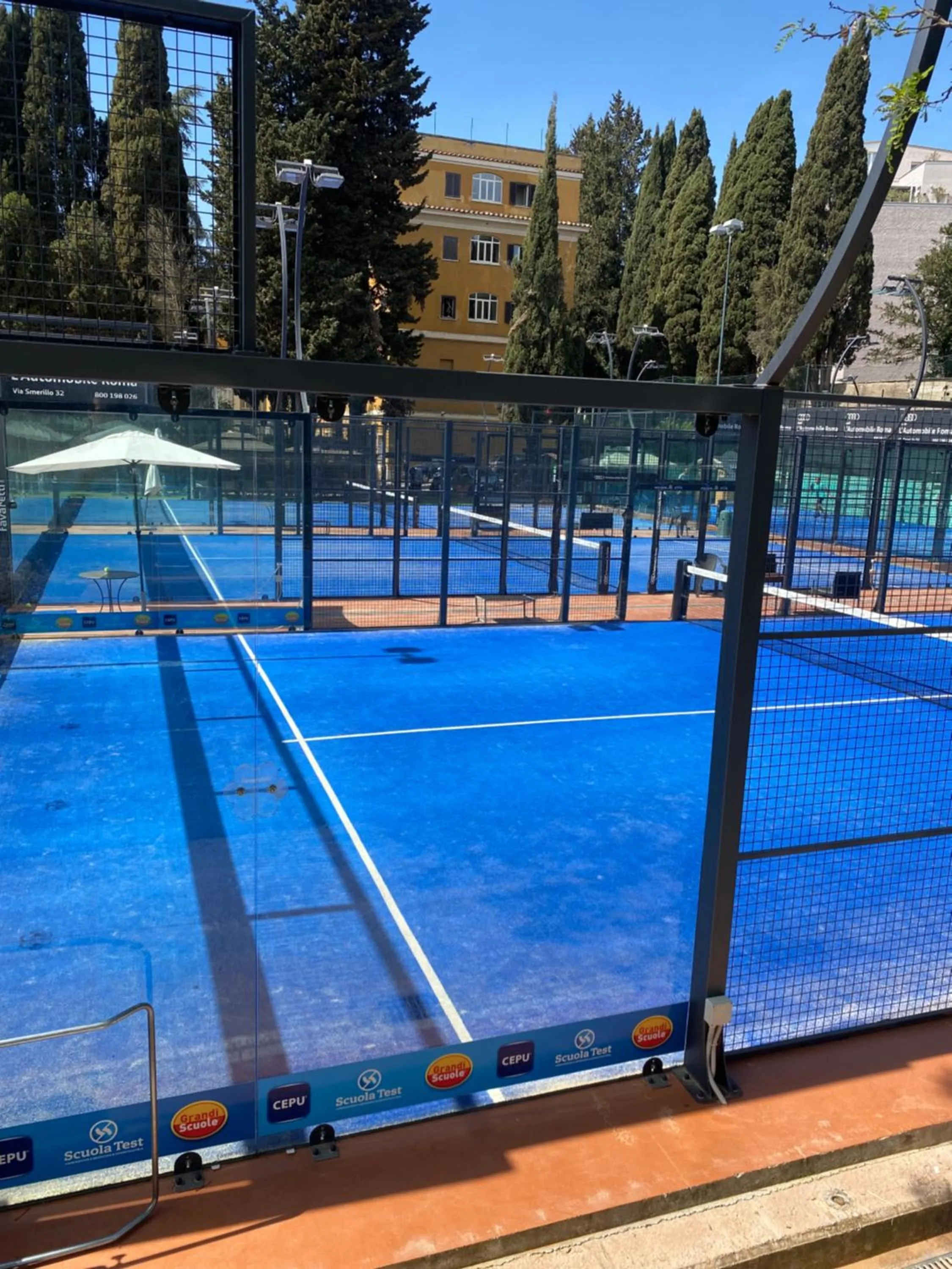 Tennis court in LH Hotel Excel Roma Montemario