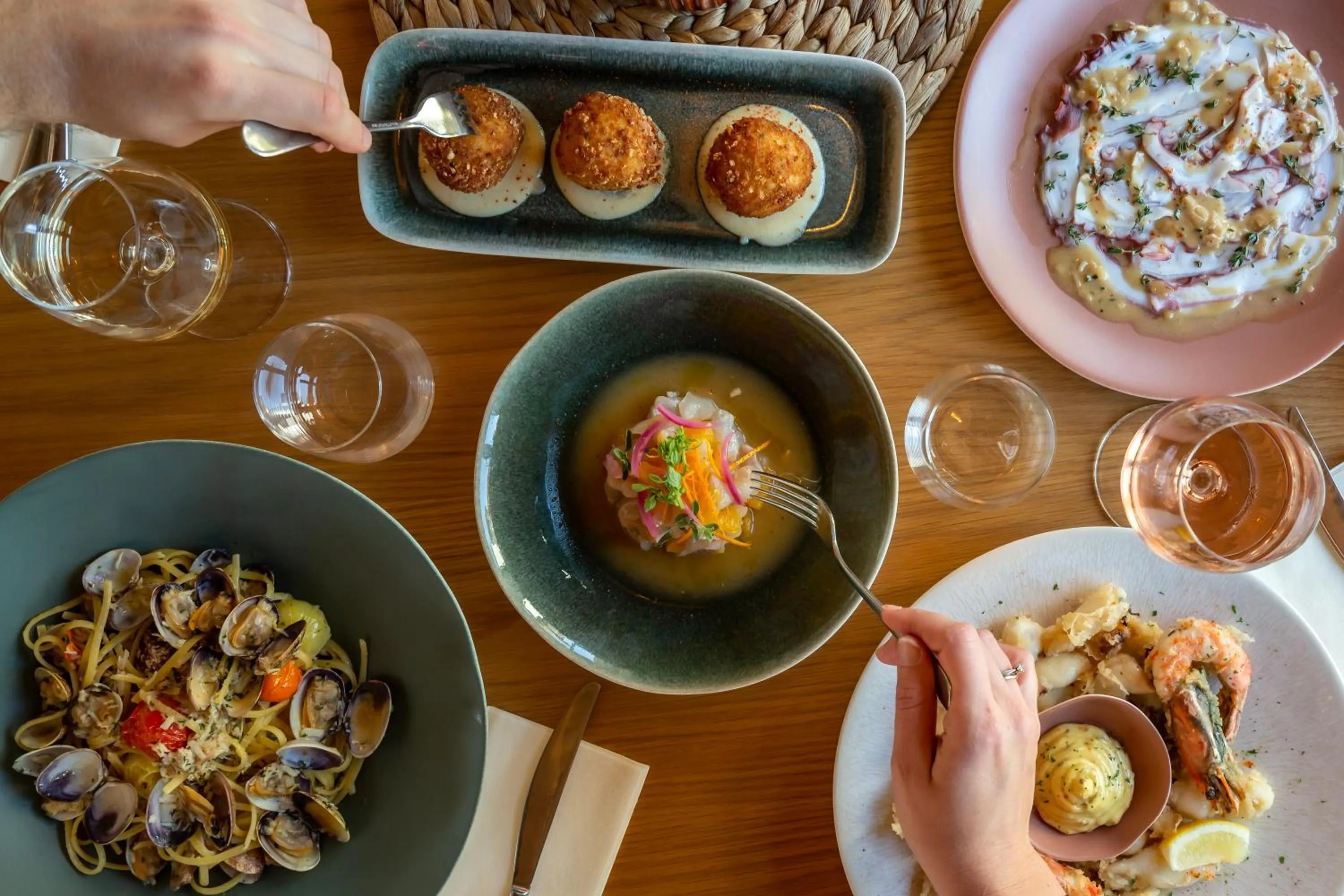 Food in Casa Santini x Roc Seven