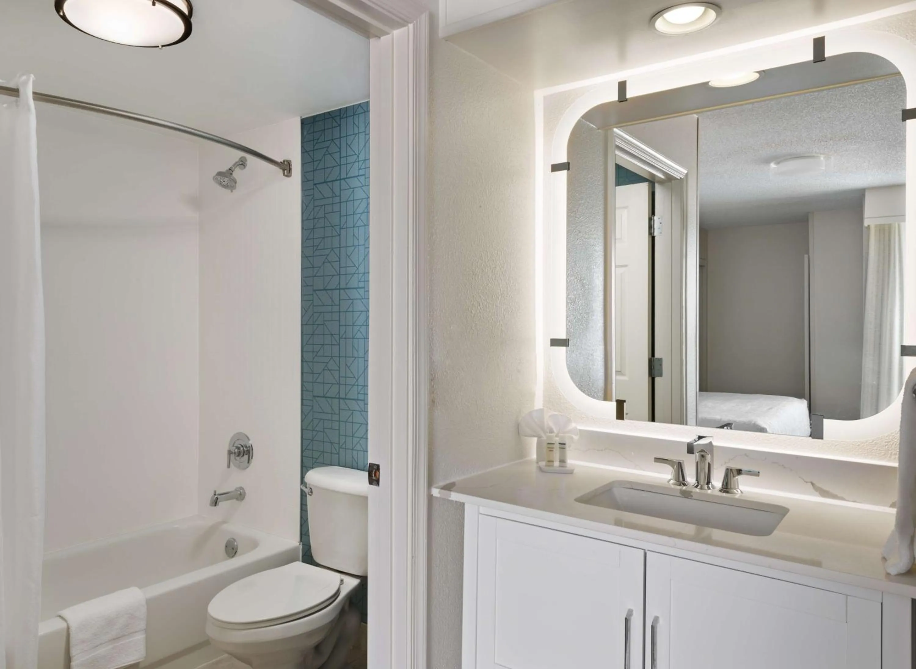 Bathroom in Homewood Suites by Hilton Lake Mary Orlando North