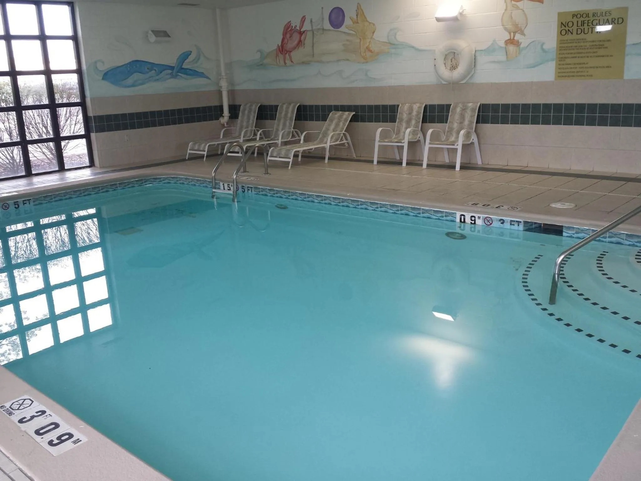 Swimming pool in Holiday Inn Express Hotel & Suites Cincinnati Northeast-Milford by IHG