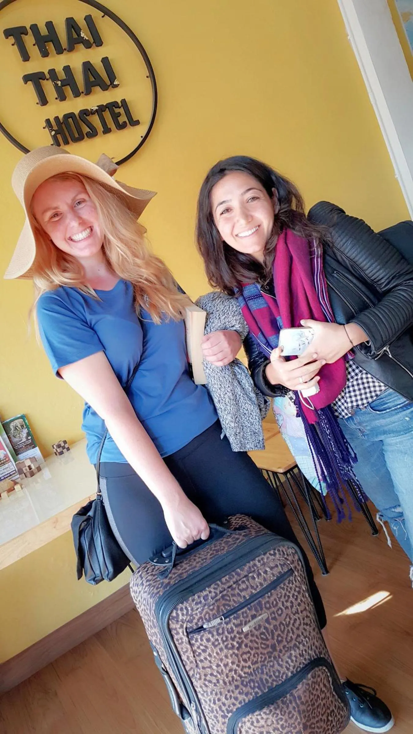 group of guests in Thai Thai Hostel