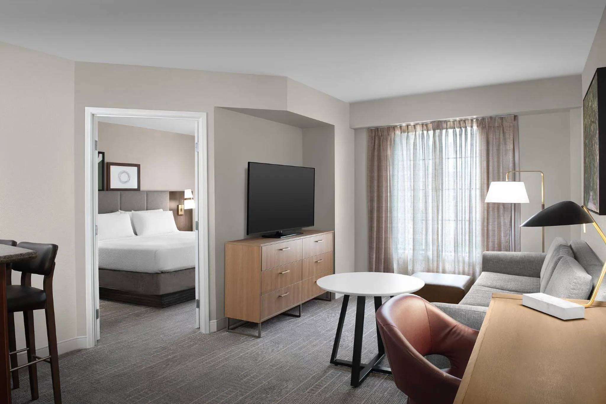 Photo of the whole room, Bed in Staybridge Suites North Charleston by IHG