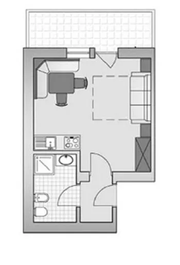Floor plan in Apparthotel Sellaronda