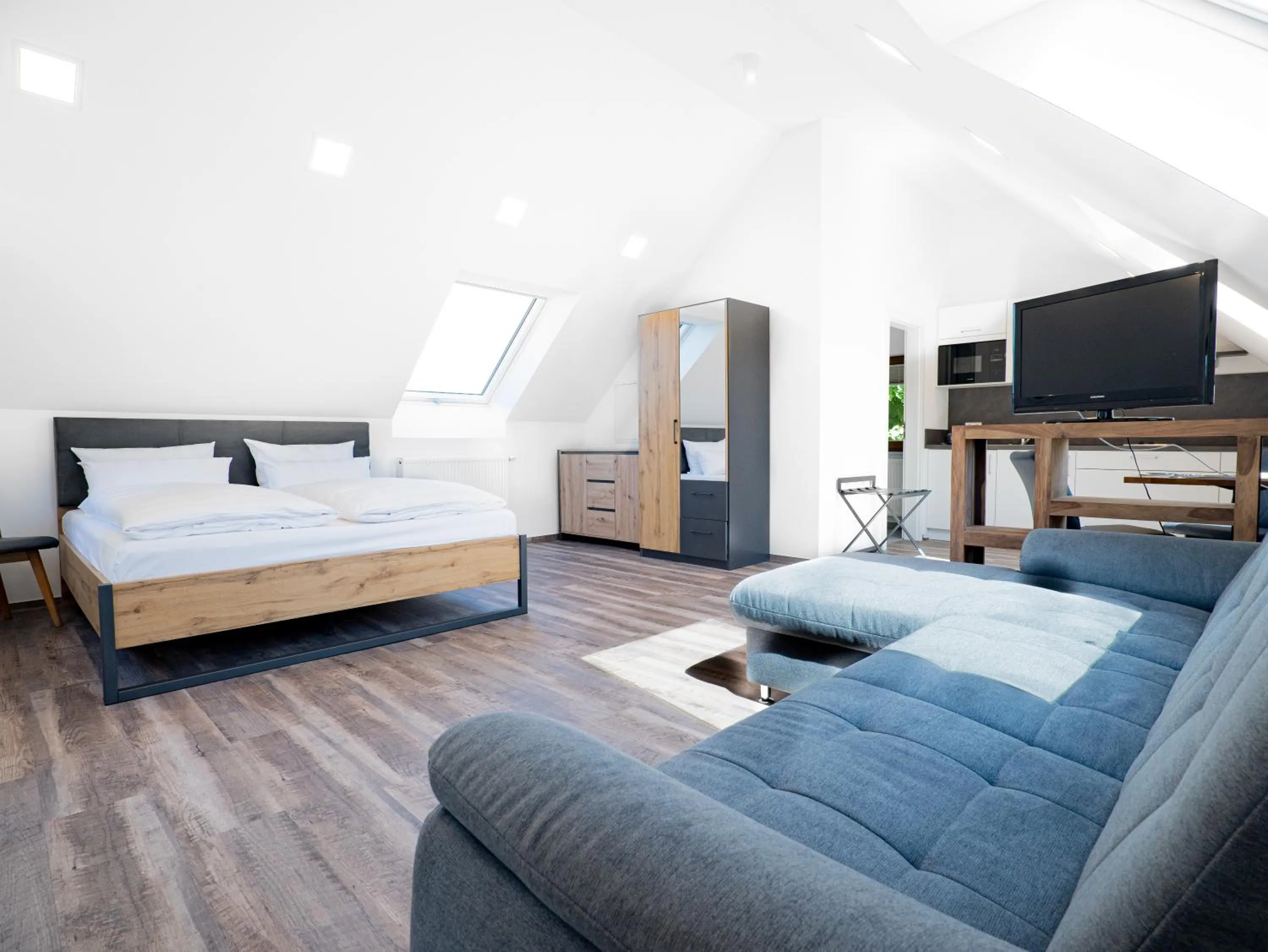 Bed in Landhotel Kirchberg