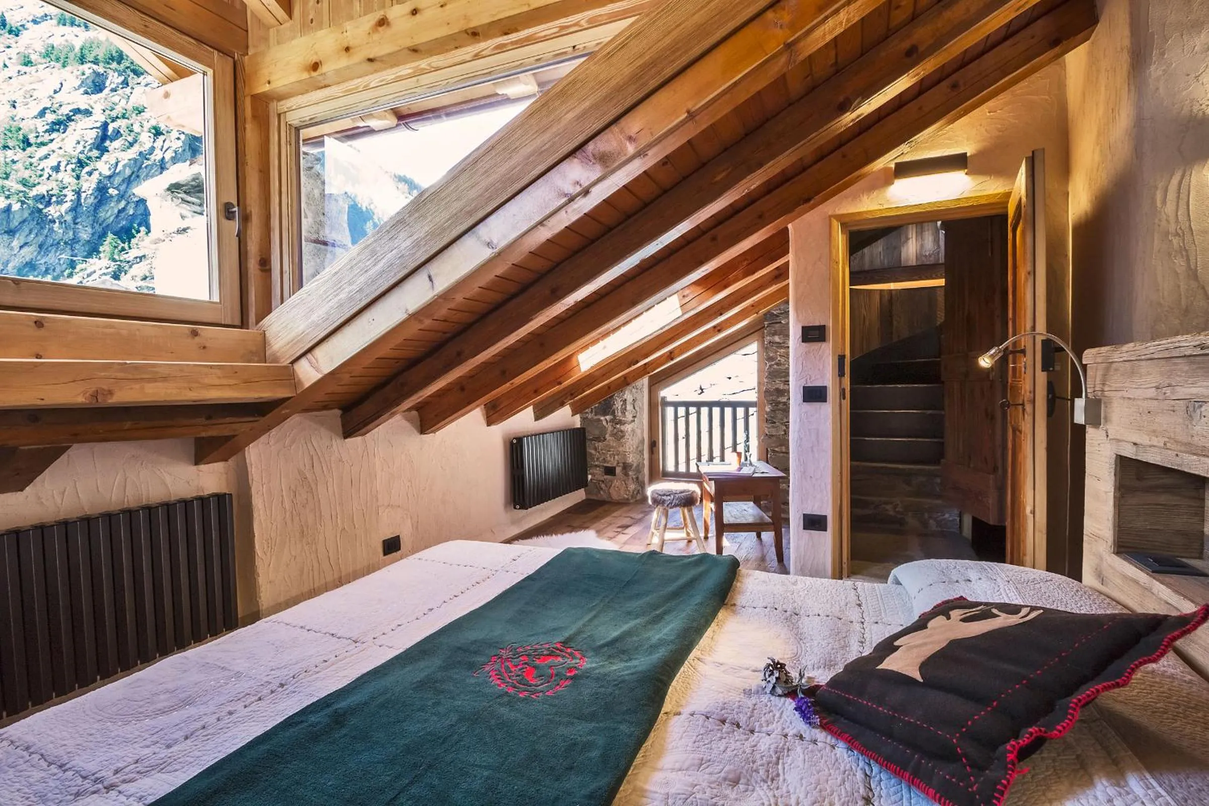 Bedroom, Bed in Maison La Saxe
