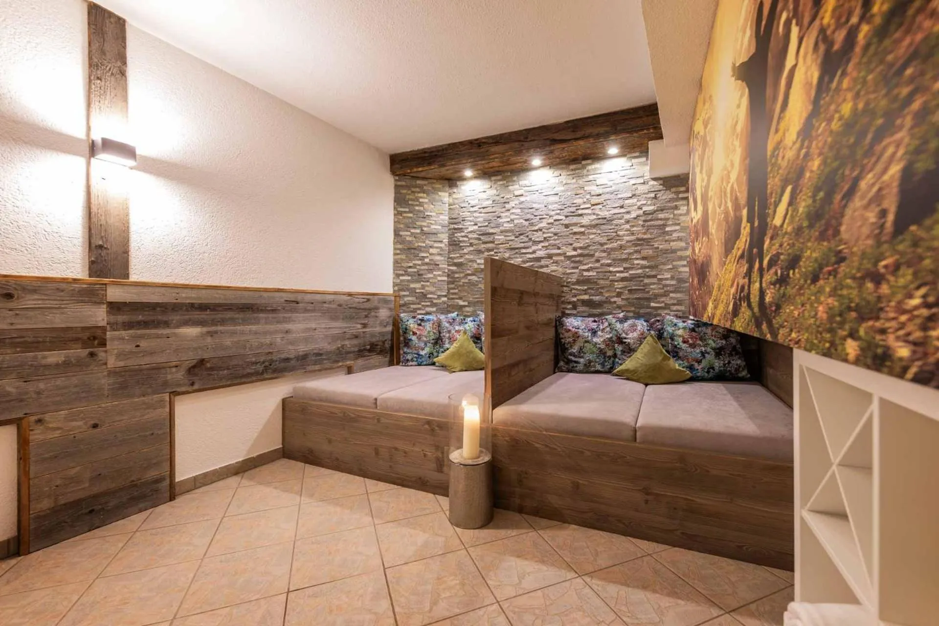 Spa and wellness centre/facilities, Bed in Familien- & Vitalhotel Auenhof