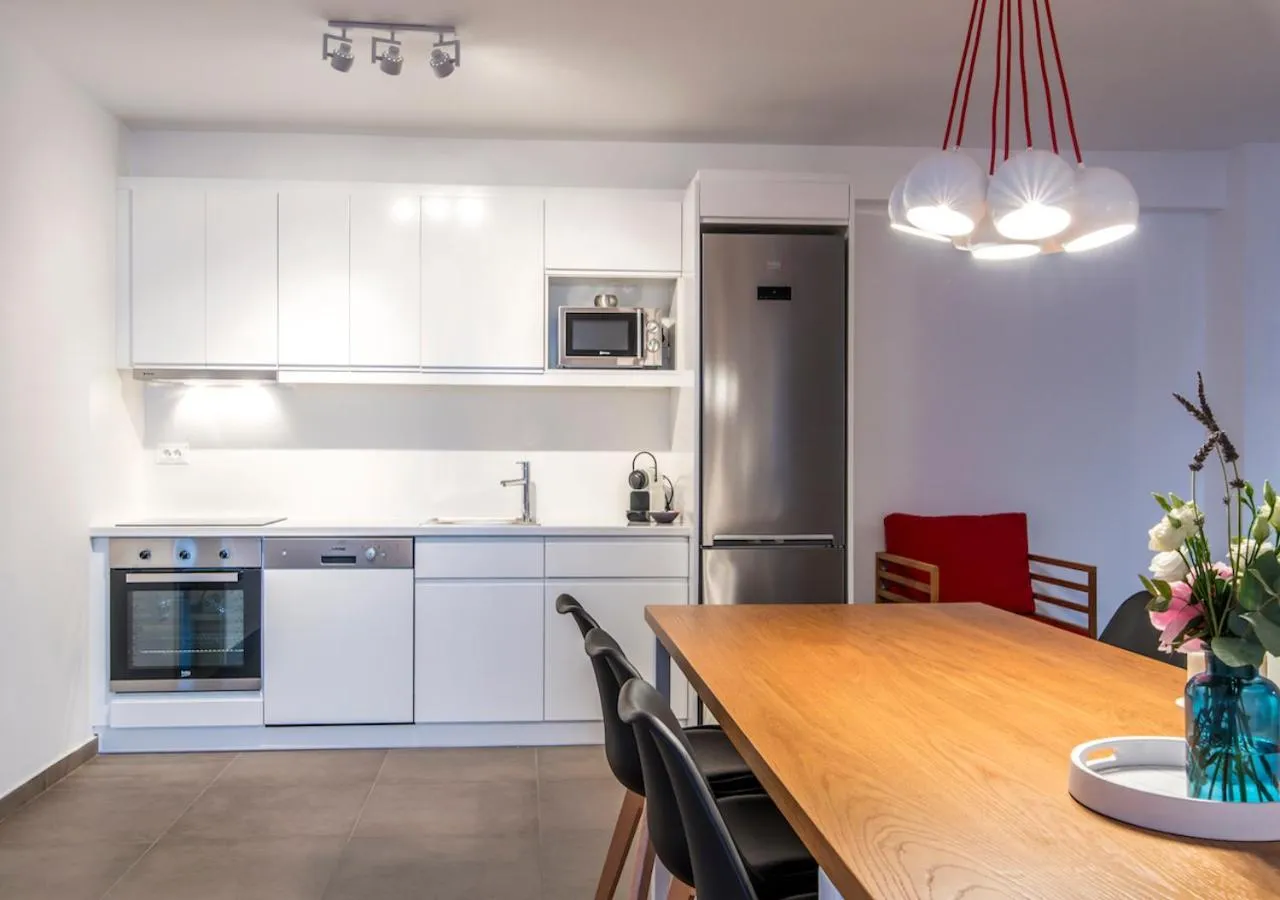 Kitchen or kitchenette in O Lofos Luxury Boutique Suites