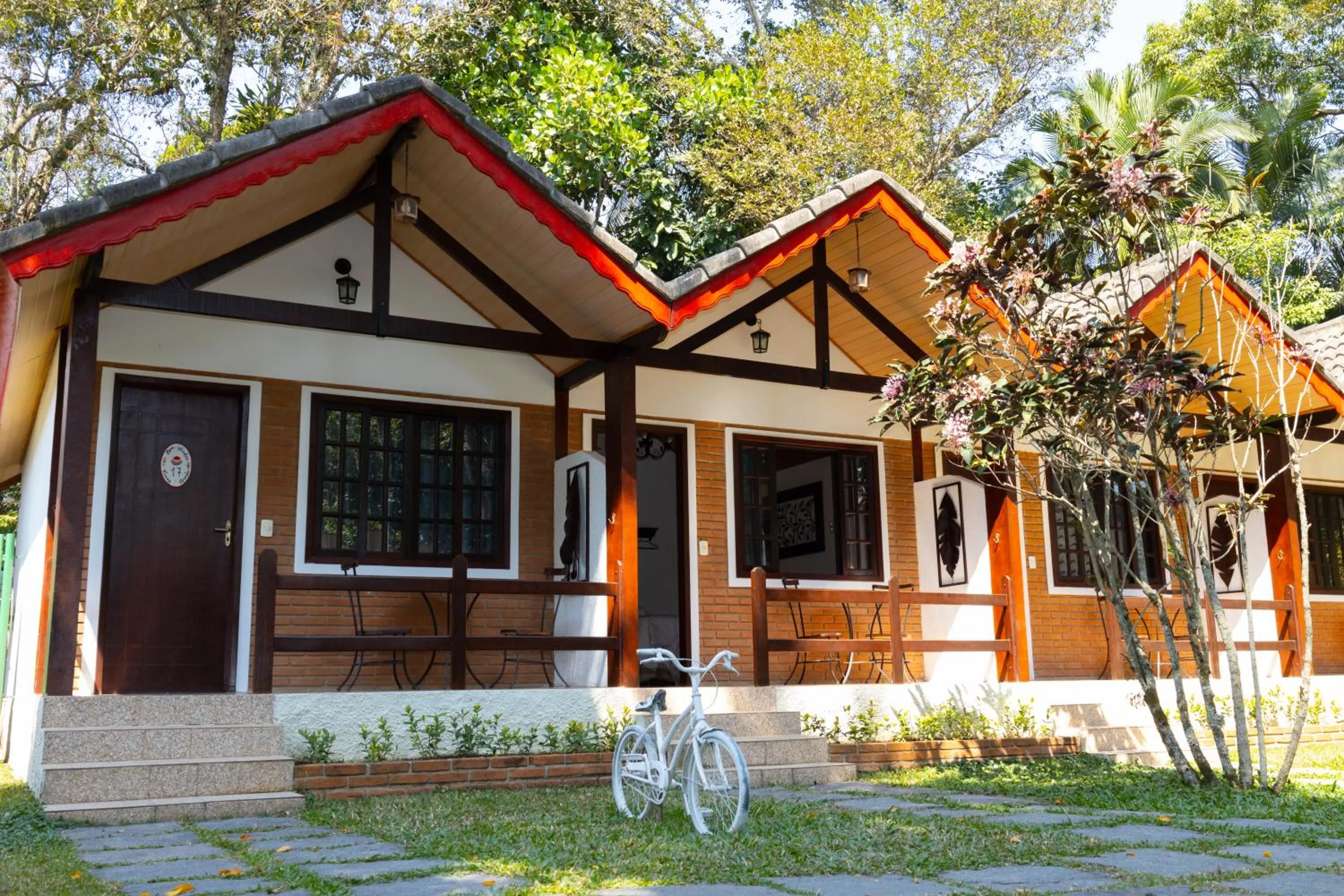 Garden view in Pousada Viking Penedo