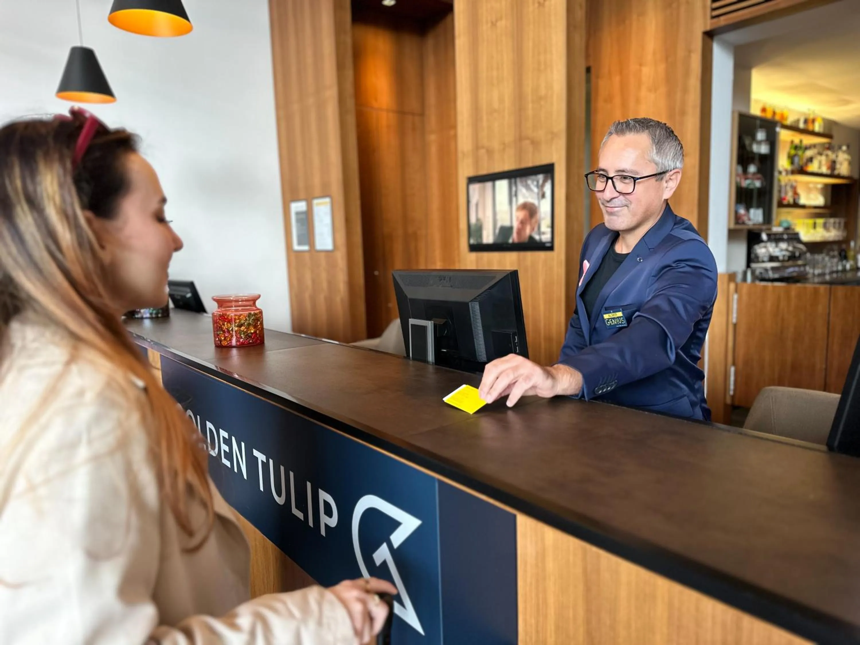 Lobby or reception in Golden Tulip Amnéville - Hôtel Spa & Casino