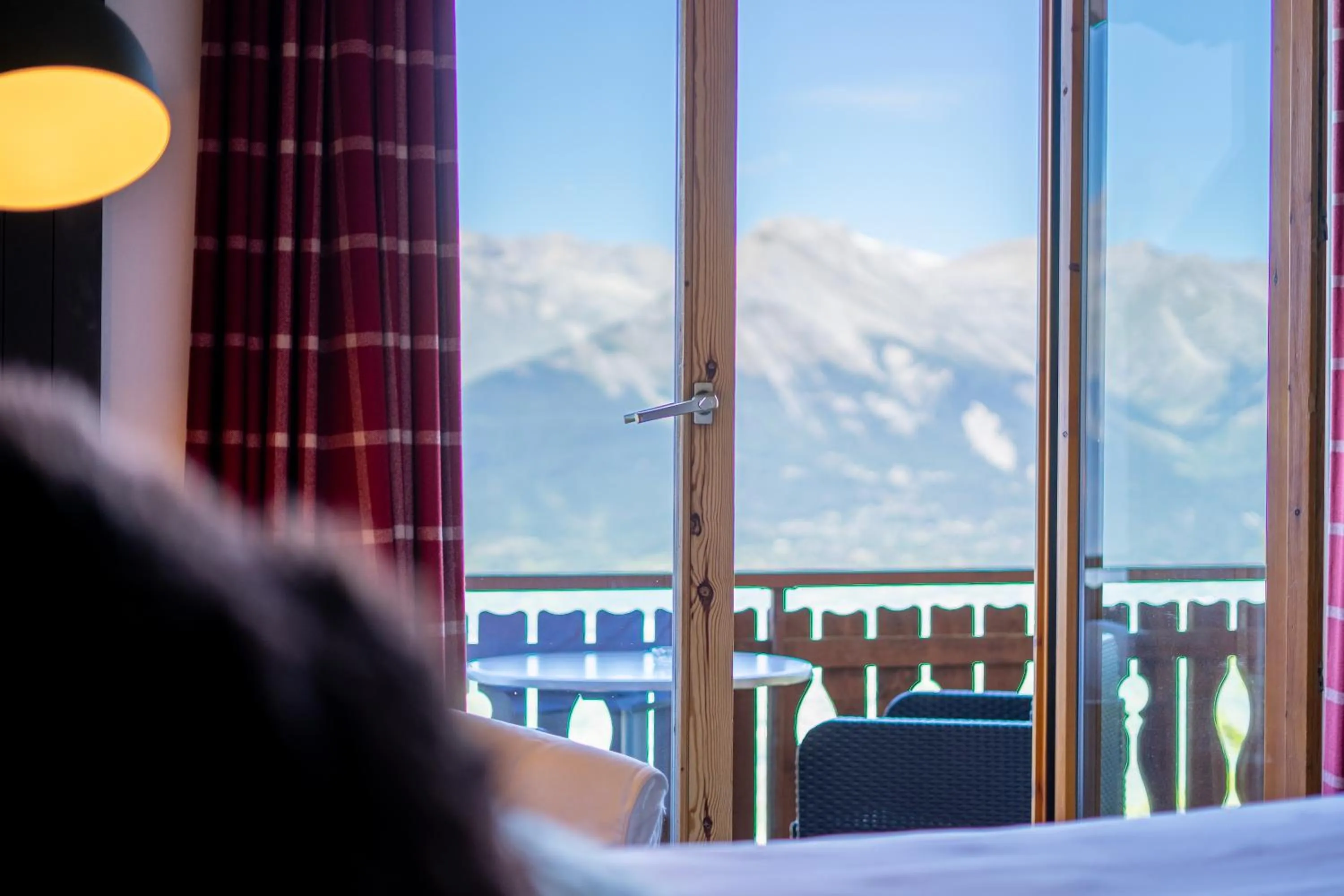 Bed in Hôtel Chalet Royal