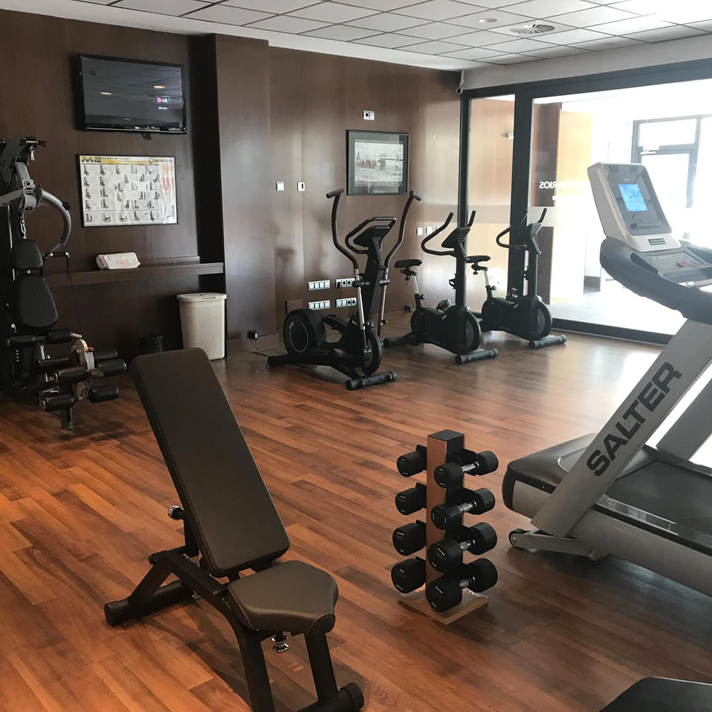 Fitness centre/facilities in TaCH Madrid Airport