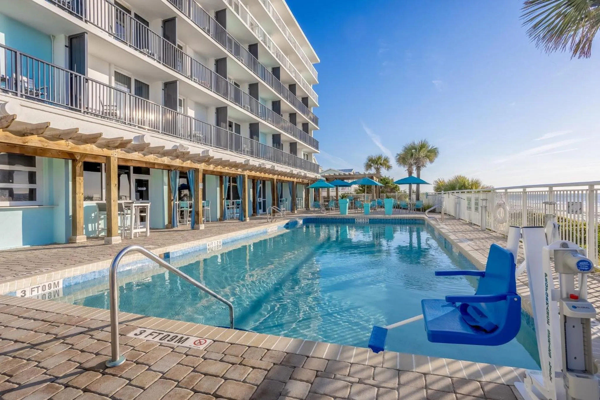 Balcony/Terrace in Holiday Inn Resort Oceanfront at Surfside Beach by IHG