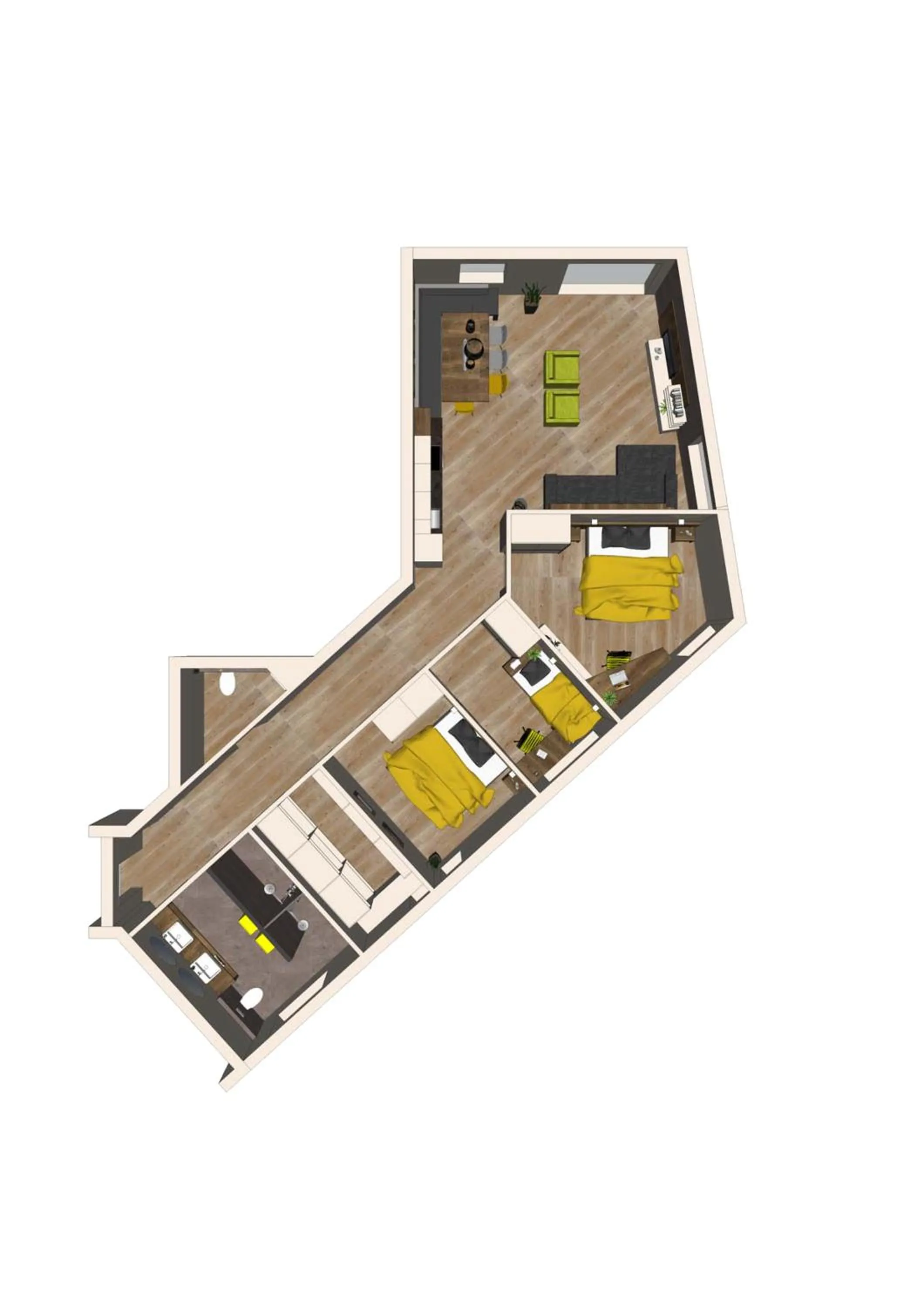 Photo of the whole room in Aparthotel AlpTirol