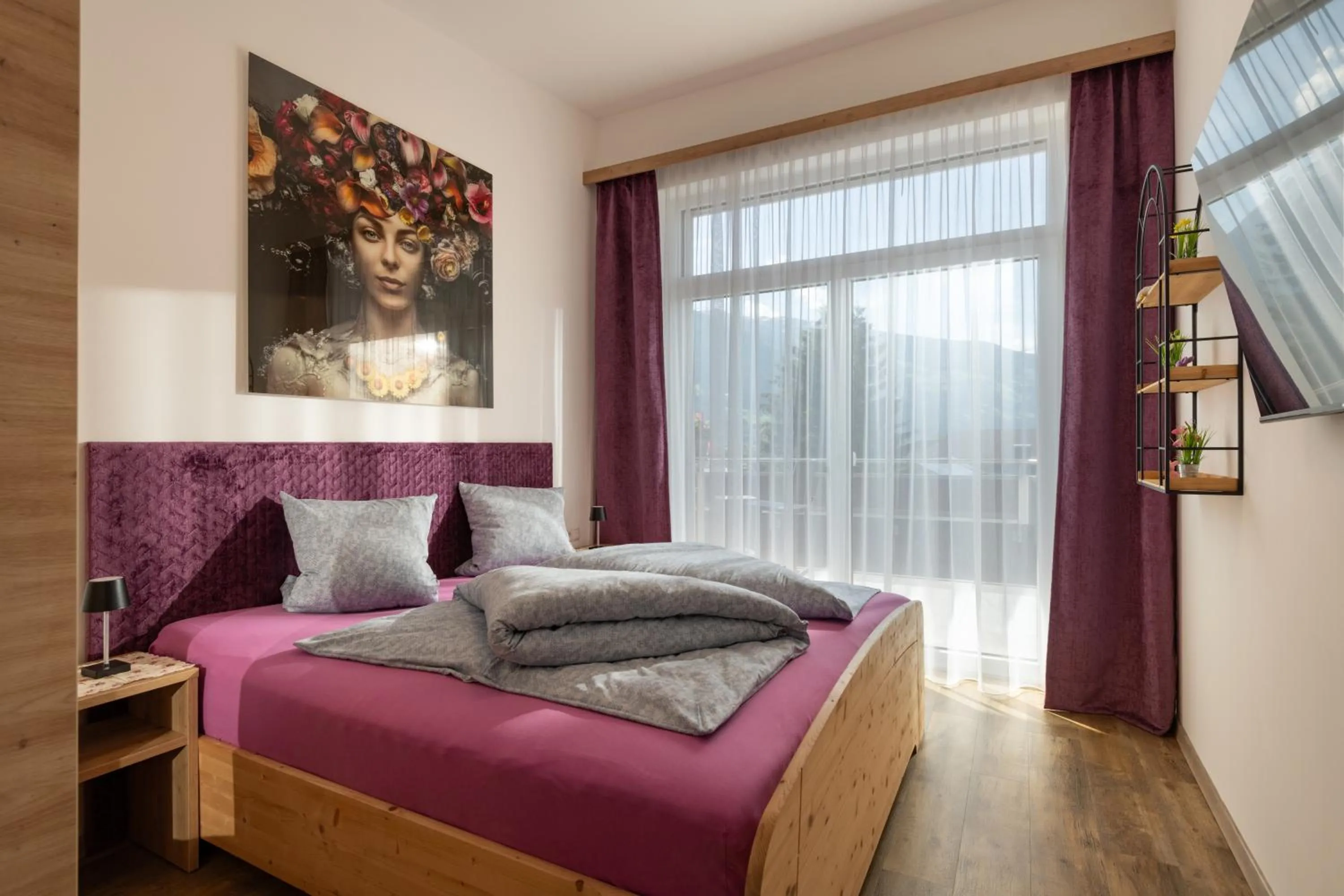 Bedroom, Bed in Aparthotel AlpTirol