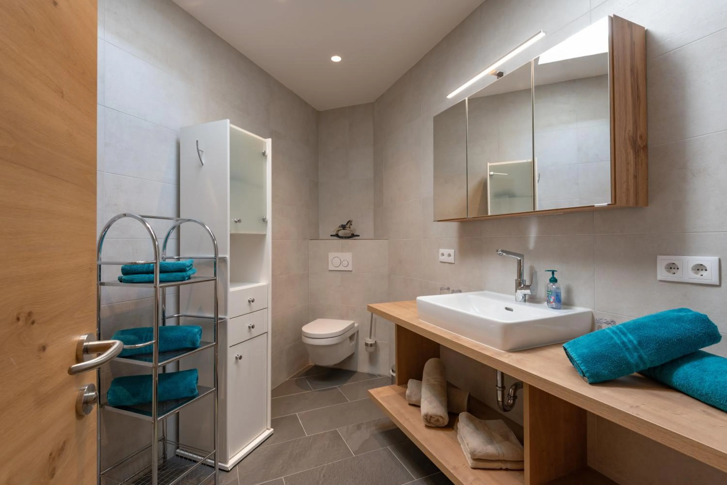 Bathroom in Aparthotel AlpTirol