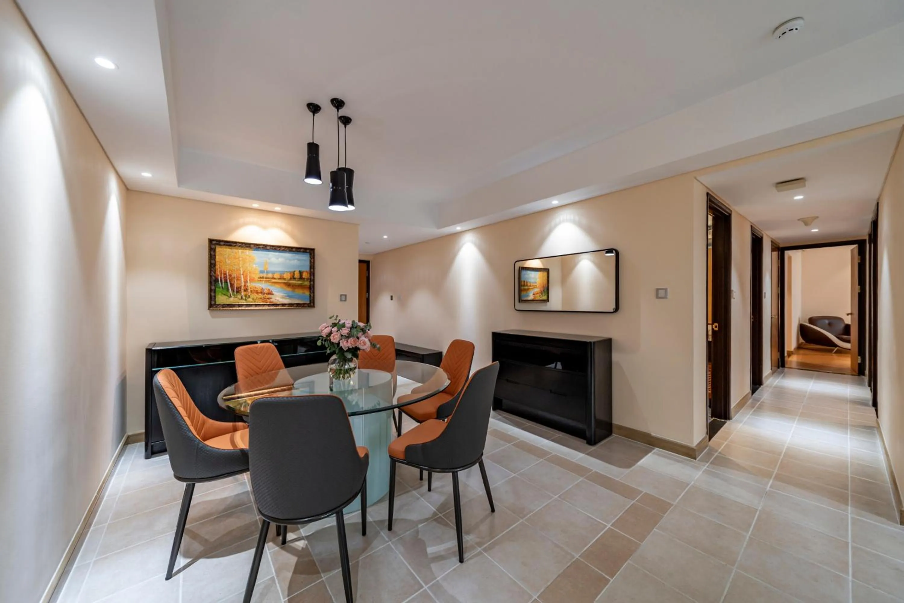Dining area in Sherwood Residence