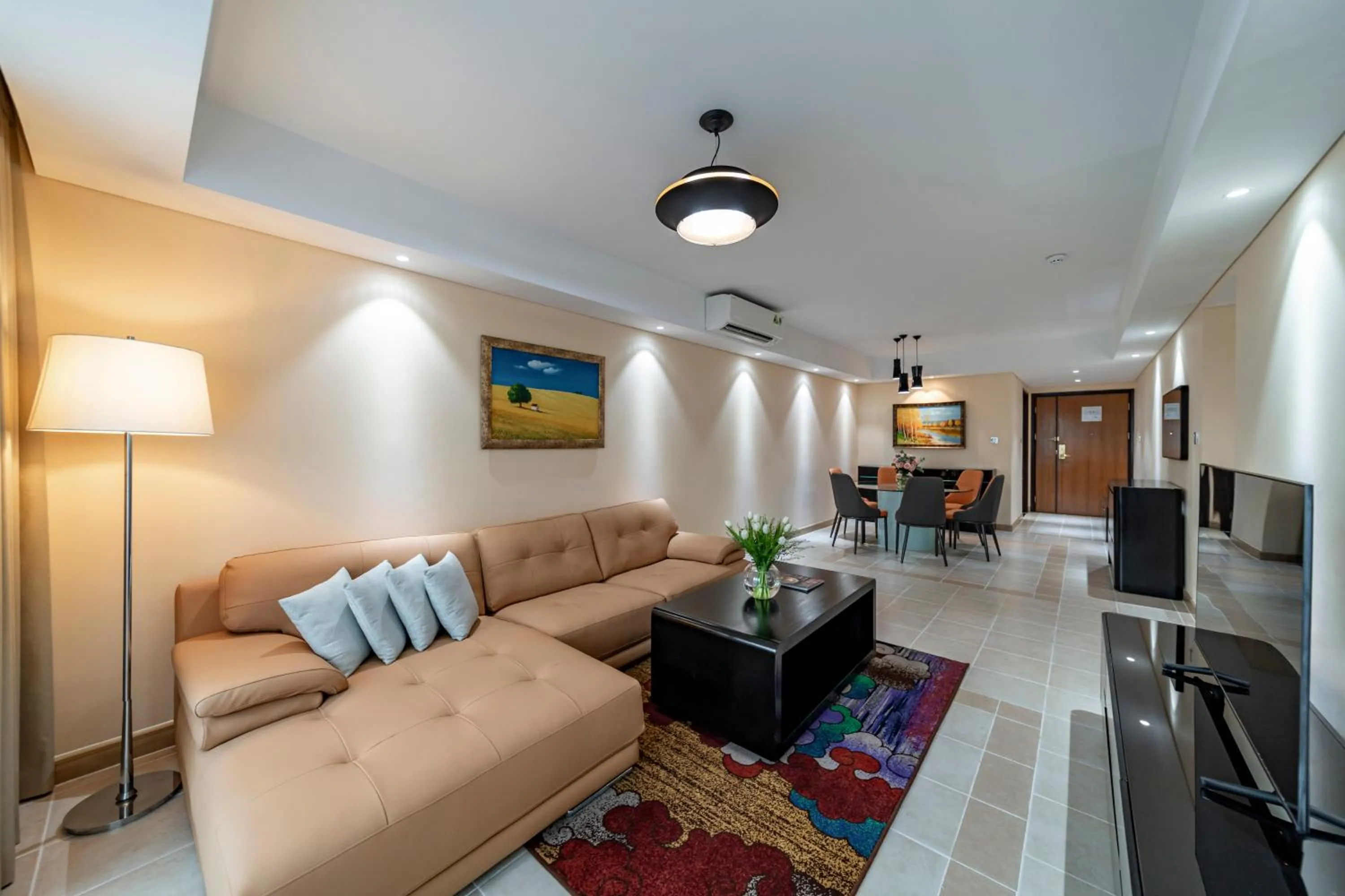 Living room in Sherwood Residence