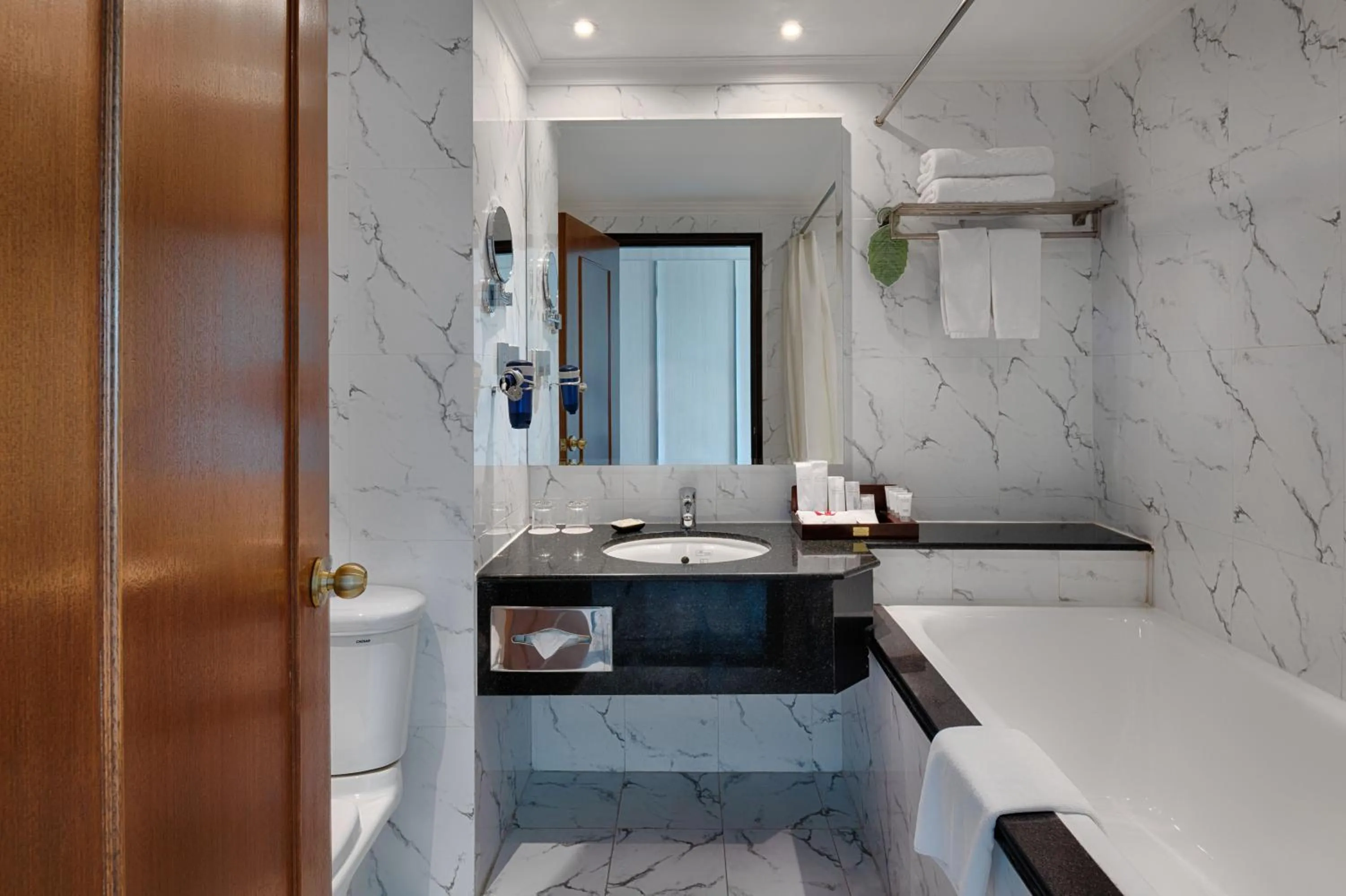 Toilet, Bed in Windsor Plaza Hotel