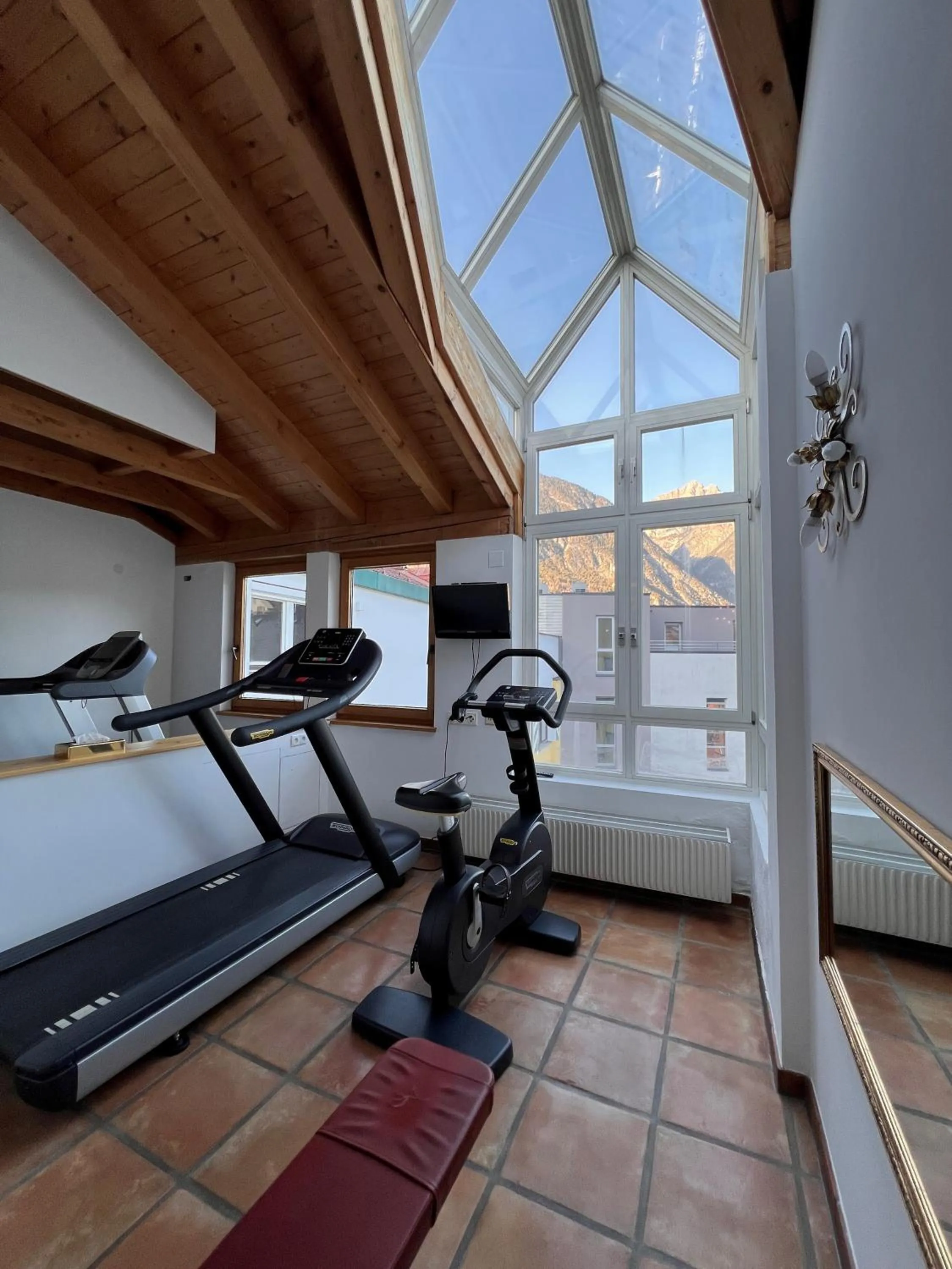 Fitness centre/facilities in Hotel Schrofenstein