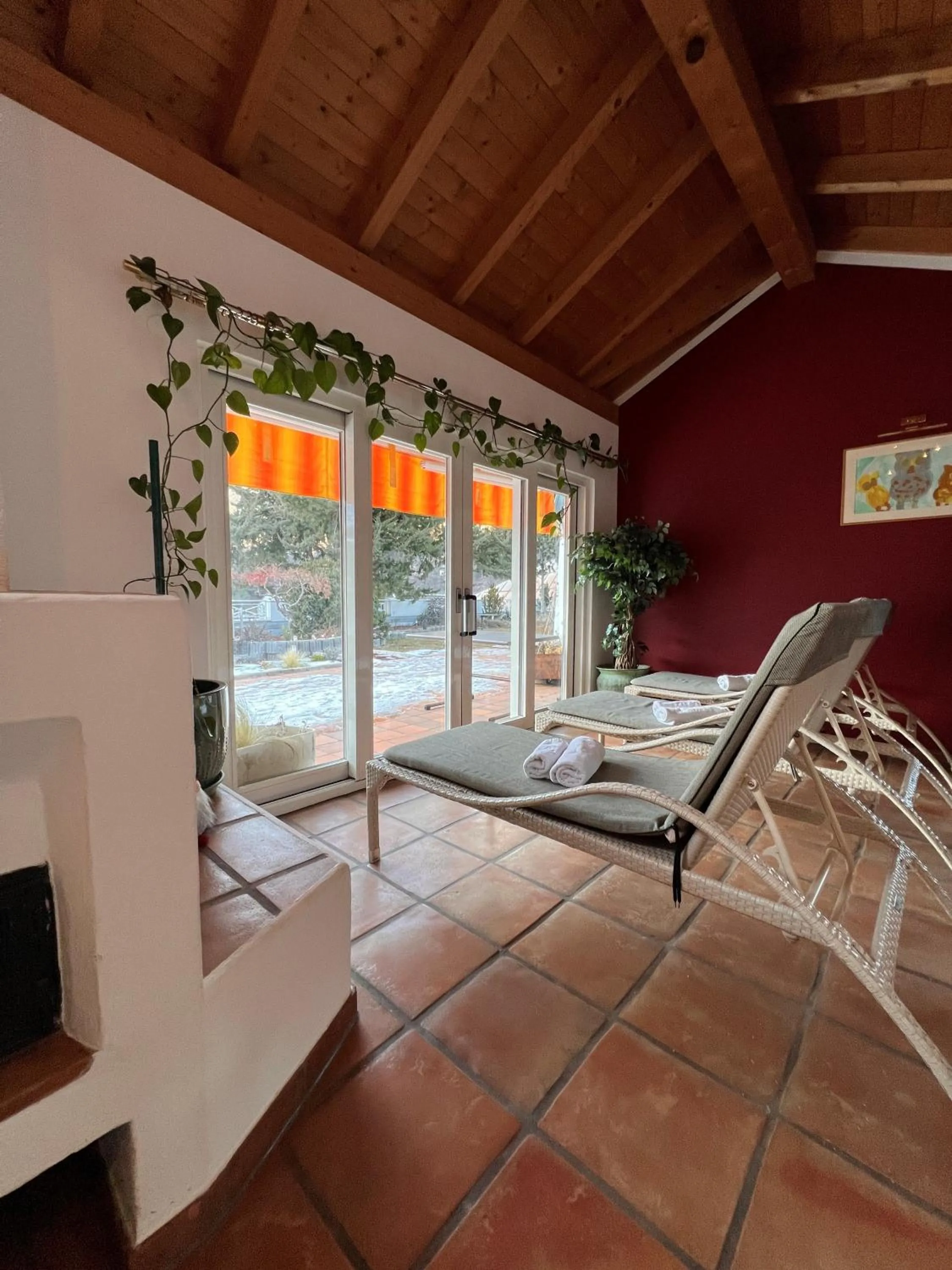 Sauna in Hotel Schrofenstein