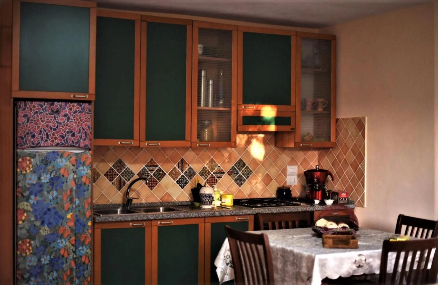 Kitchen or kitchenette in B&B dei Fiori