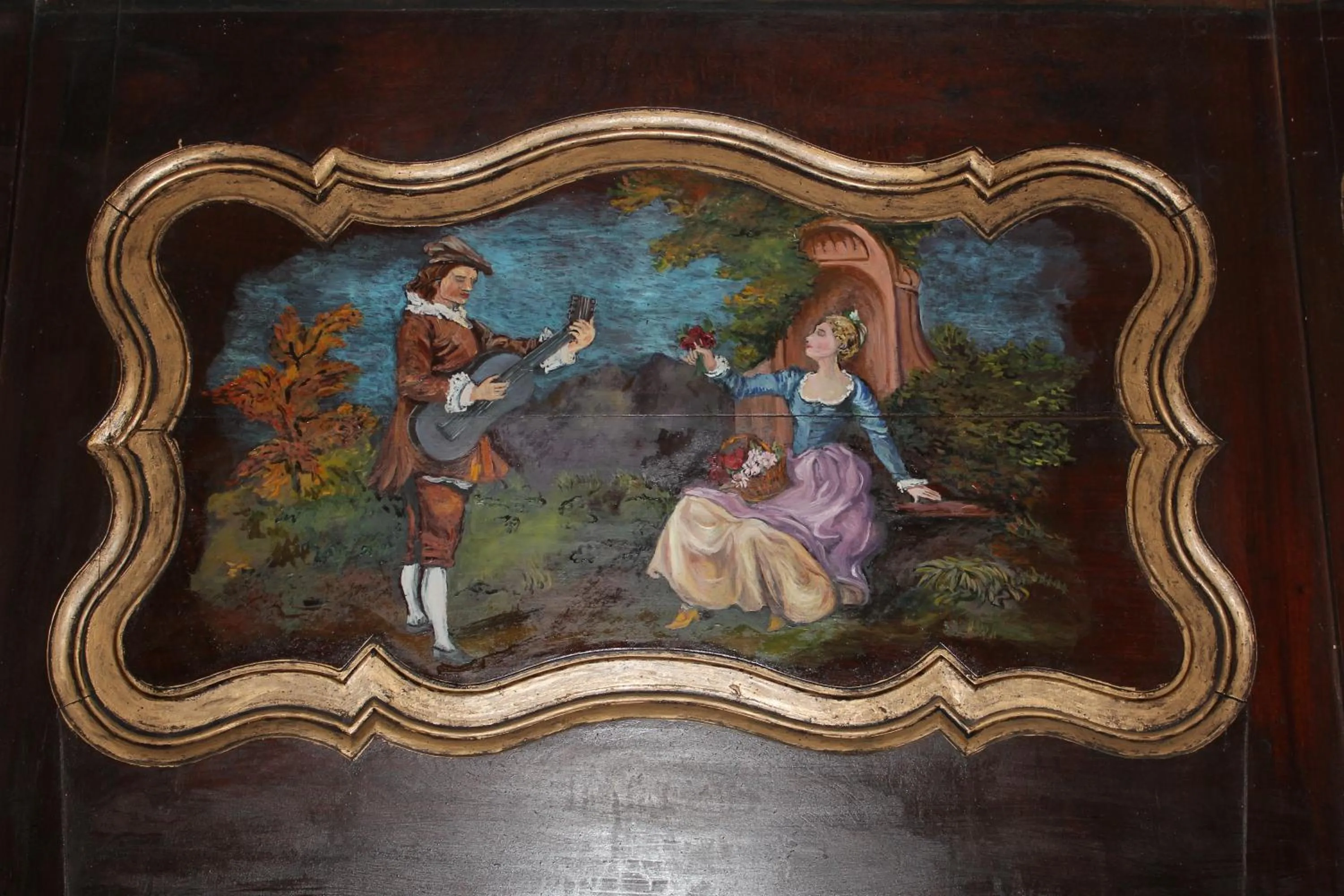 Decorative detail in Auberge de L'Echauguette