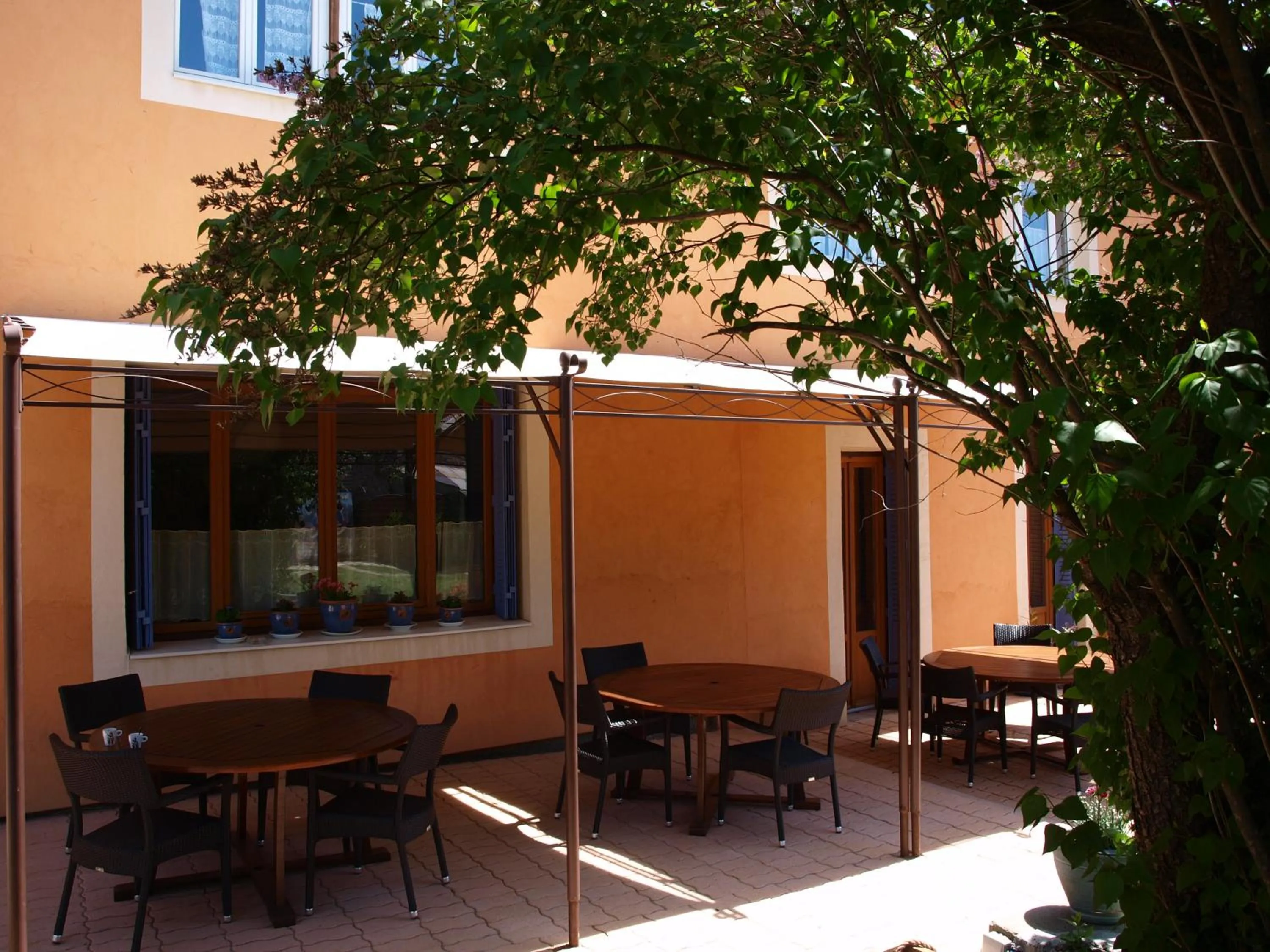 Garden in Auberge de L'Echauguette
