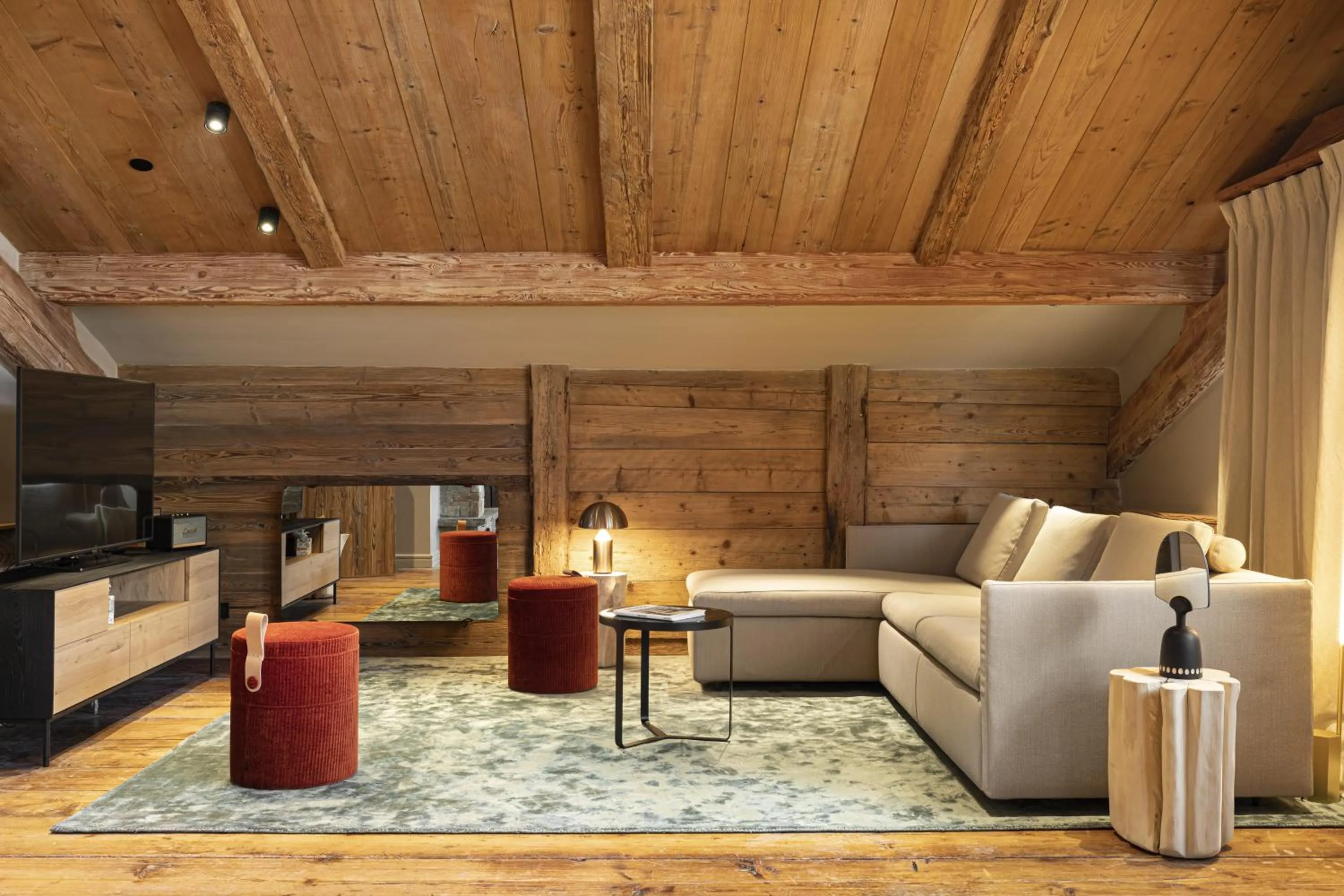 Living room in Hotel Le Chabichou