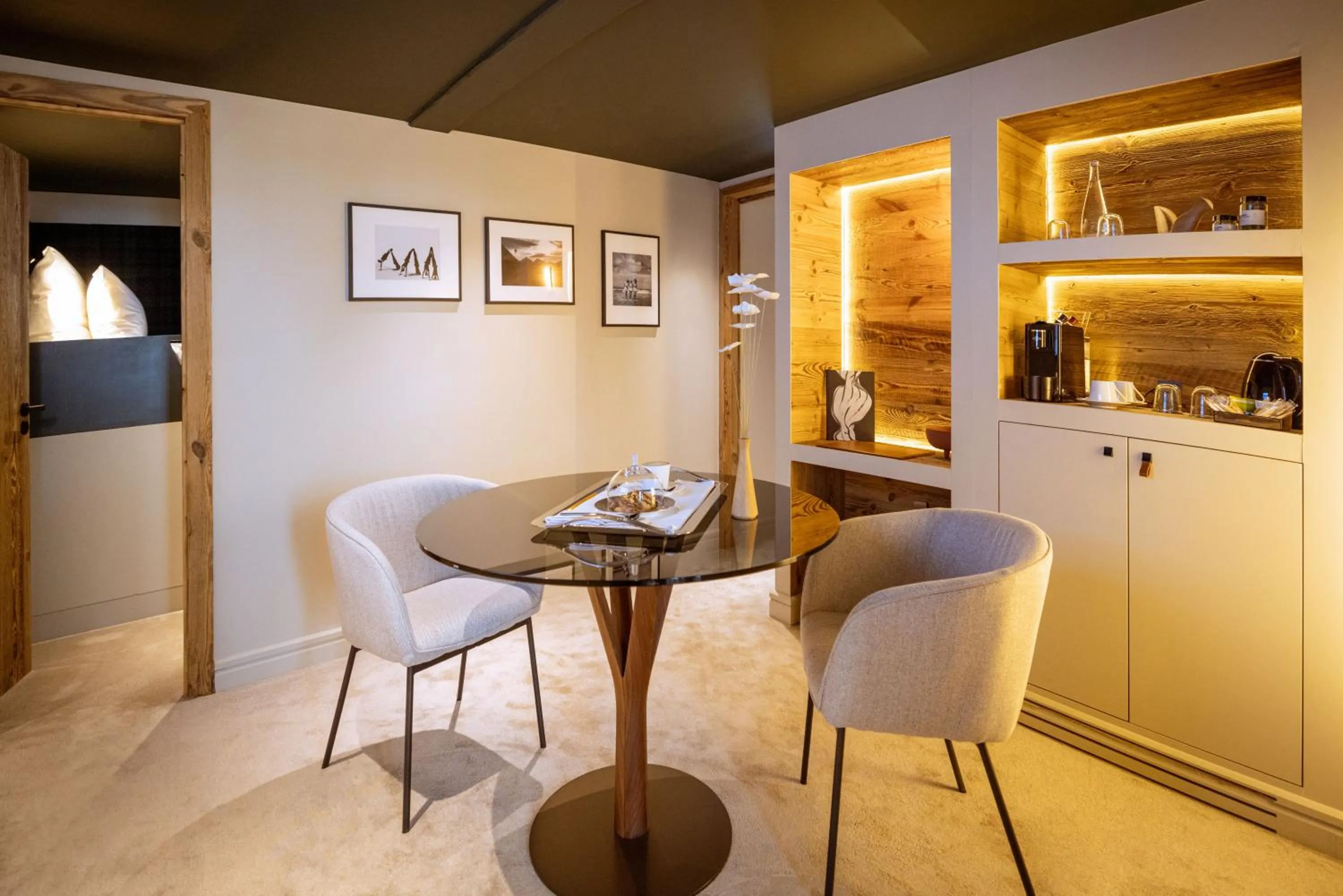 Seating area in Hotel Le Chabichou